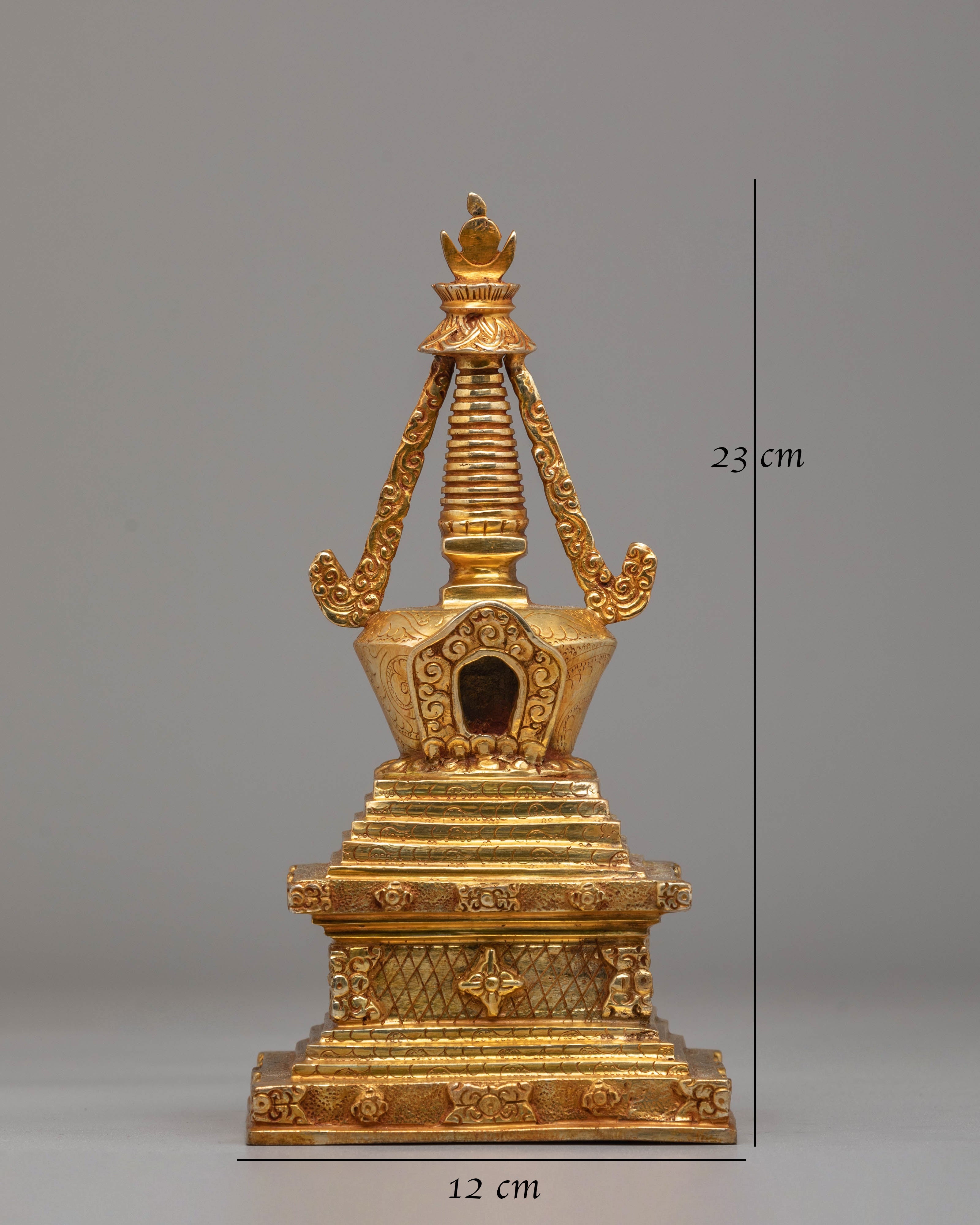 Decorative Tibetan Buddhist Stupa | Spiritual Symbol of Enlightenment