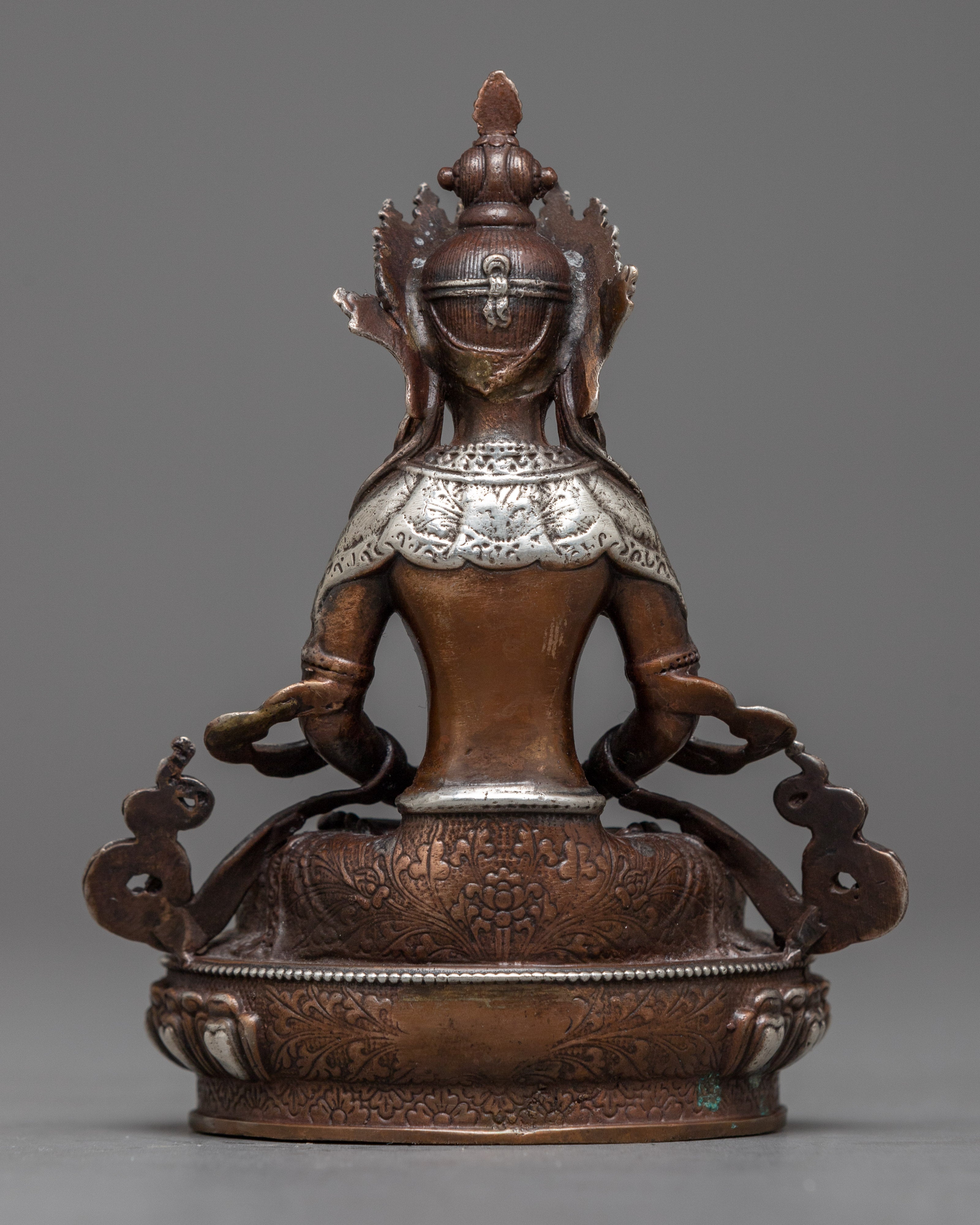 Machine Made Amitayus Buddha Statue | Craftsmanship in Divine Form for Spiritual Practice