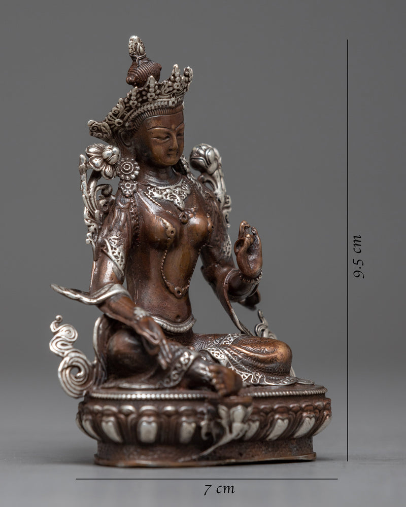 Green Tara Machine Made Statue | Graceful Representation for Spiritual Guidance