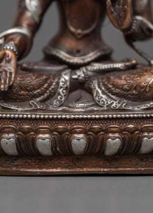 Machine Made Mother Sita Tara (White Tara) Statue | Serene Representation of Divine Feminine Ener