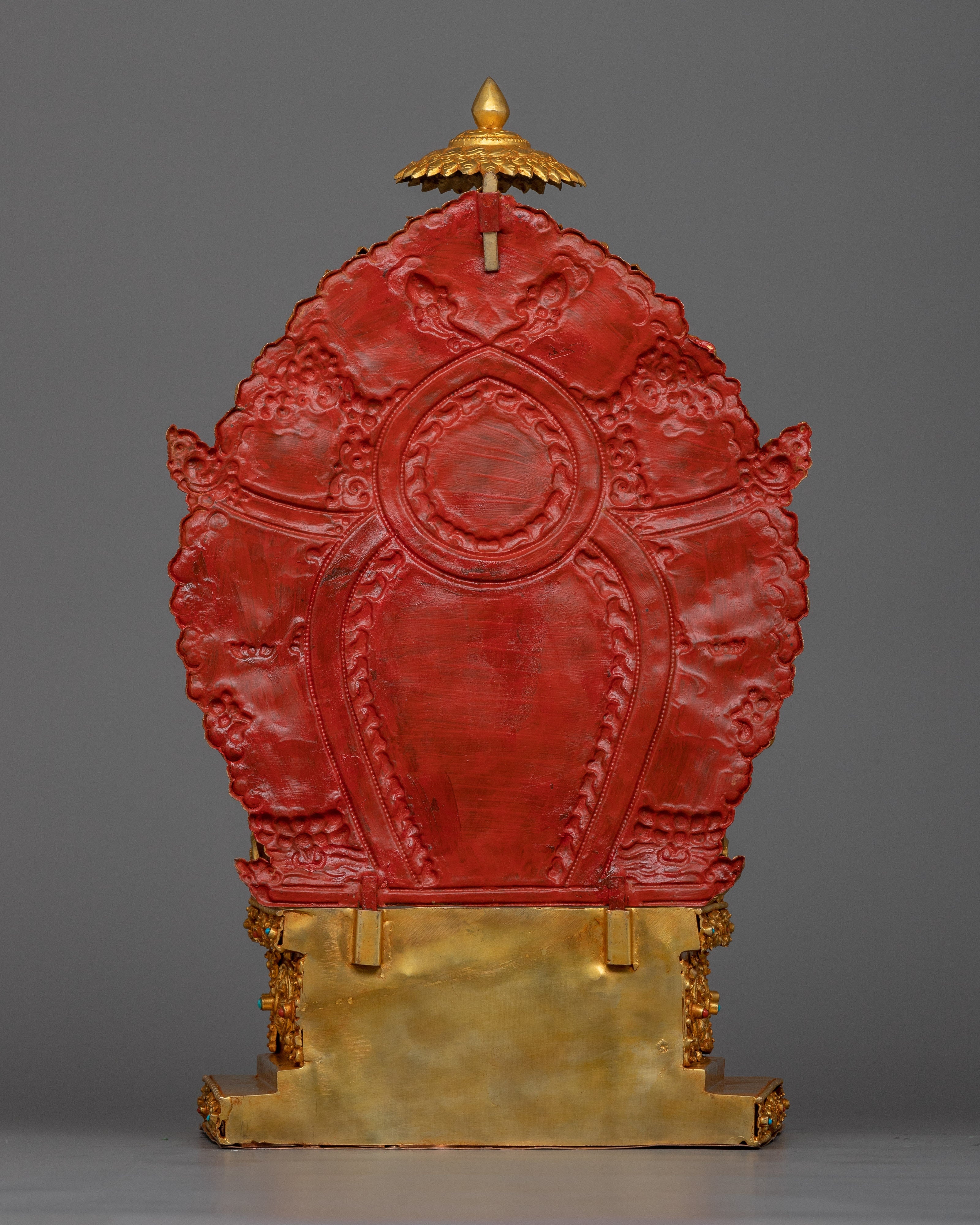 Copper Throne For Statue | Offering a Magnificent Seat for Revered Figures