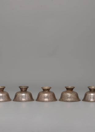 85% Silver Offering Bowls Set | Perfect for Tibetan Buddhist Altars