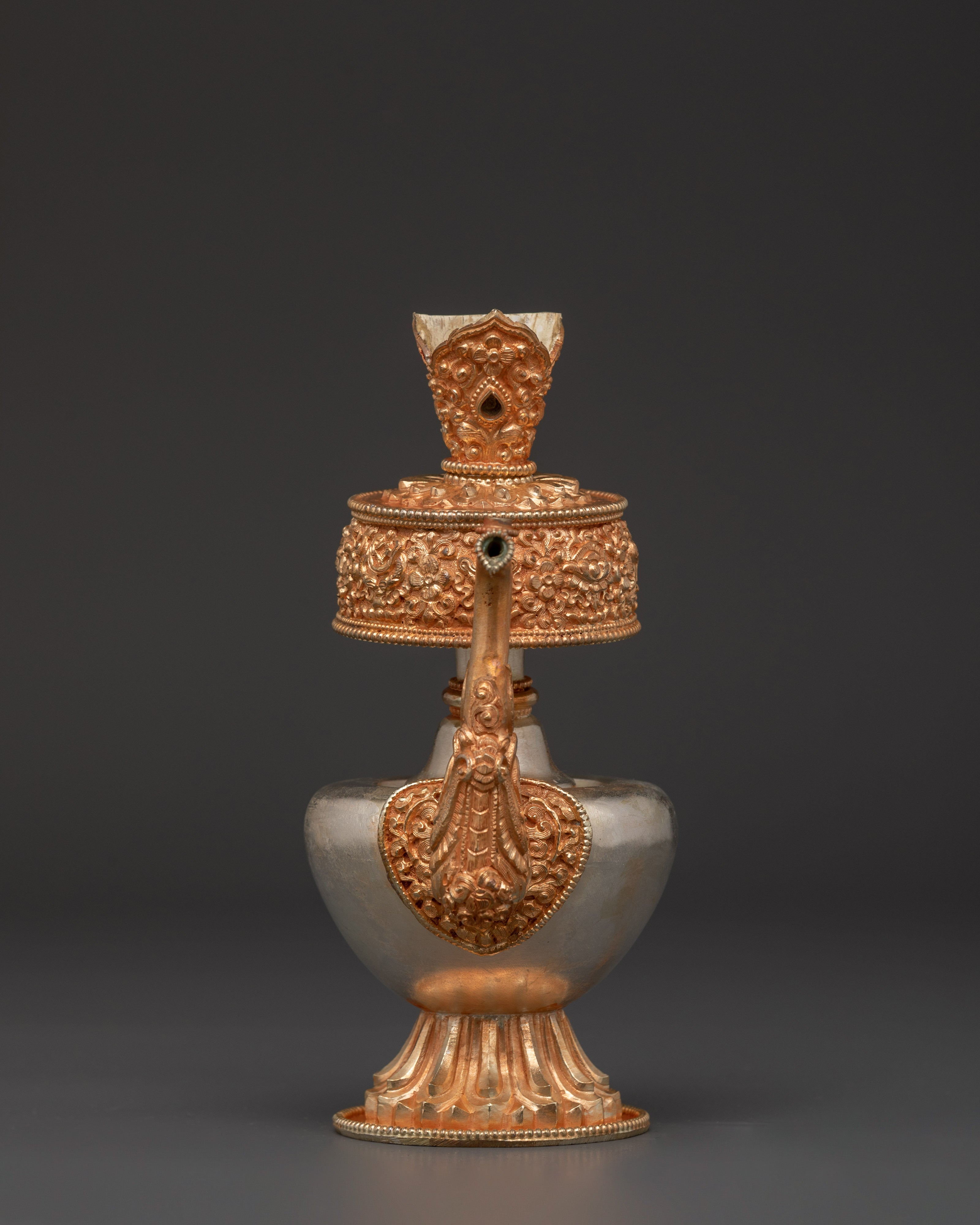 Handcrafted Bhumpa Ritual Vase | Buddhist Ritual Offering Vessel
