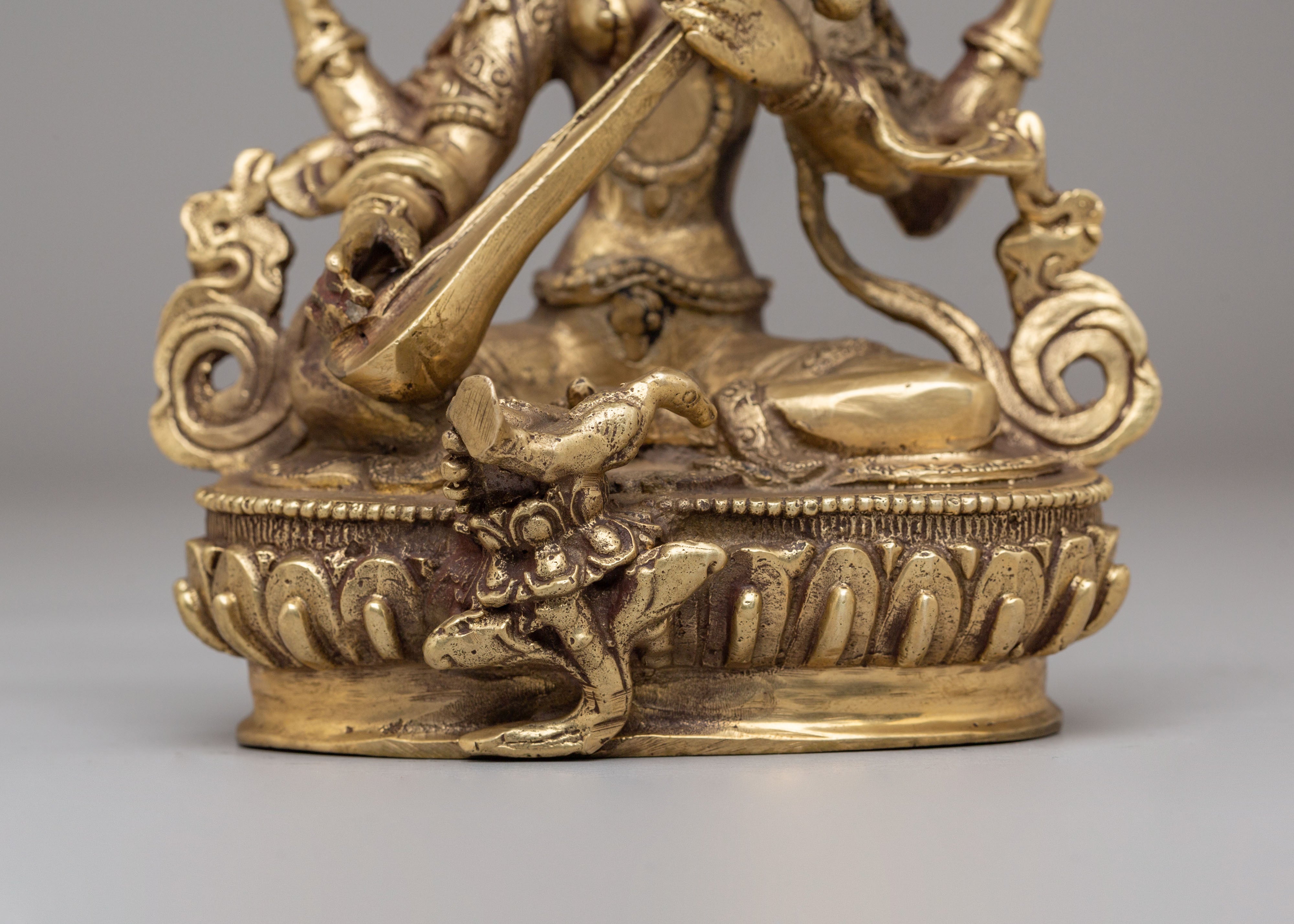 Handmade Saraswati Statue of Knowledge | Symbol of Wisdom