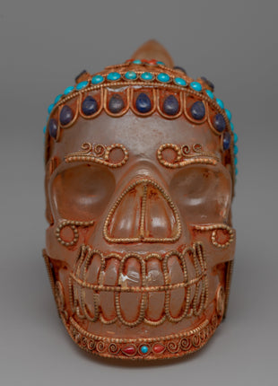 Crystal Skull Head | Unique Home Decor Accent