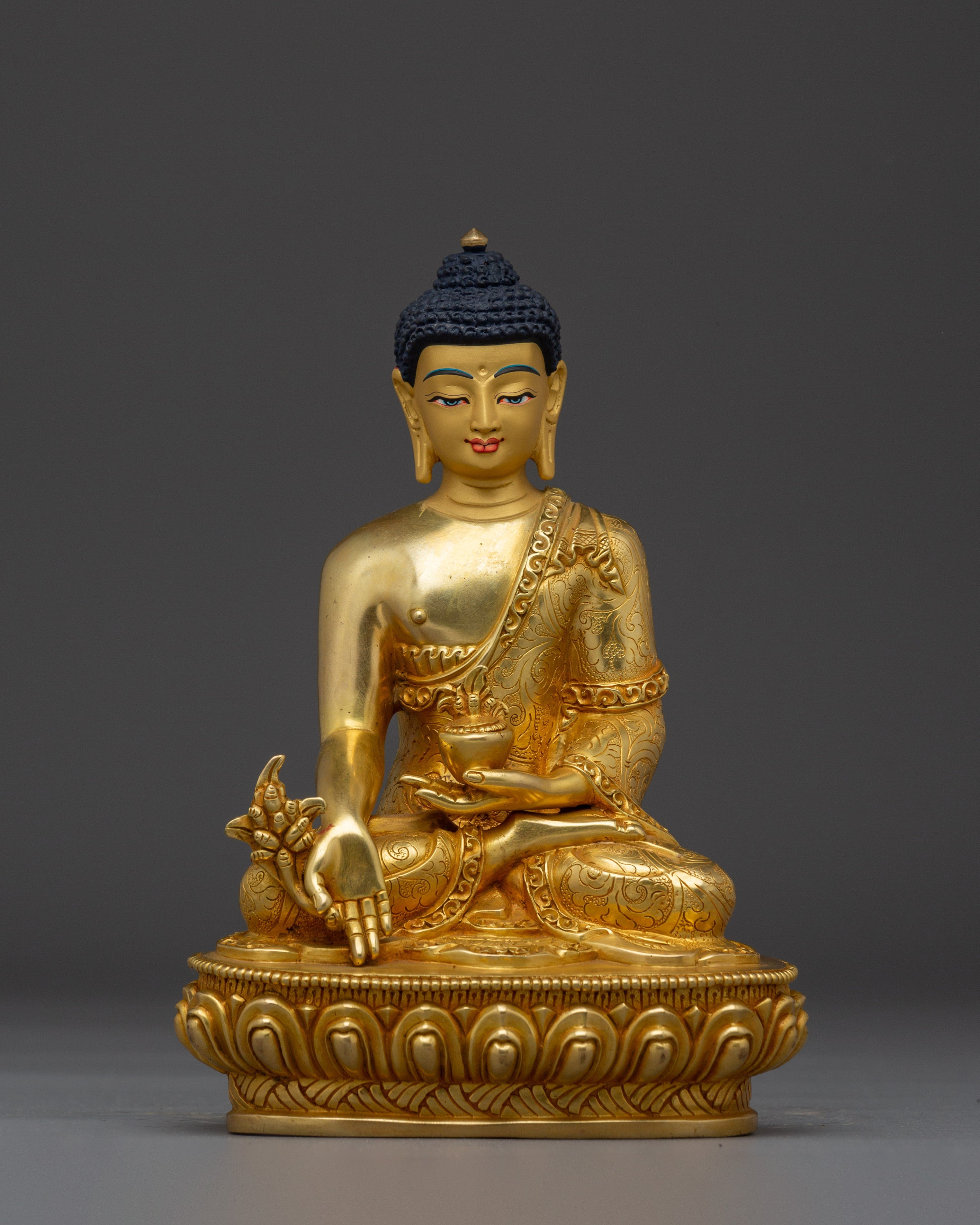 Healing Deity Medicine Buddha of Tibetan Buddhism
