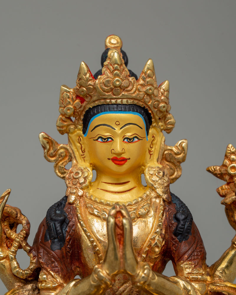 Chenrezig Bodhisattva Figure | The Embodiment of Compassion