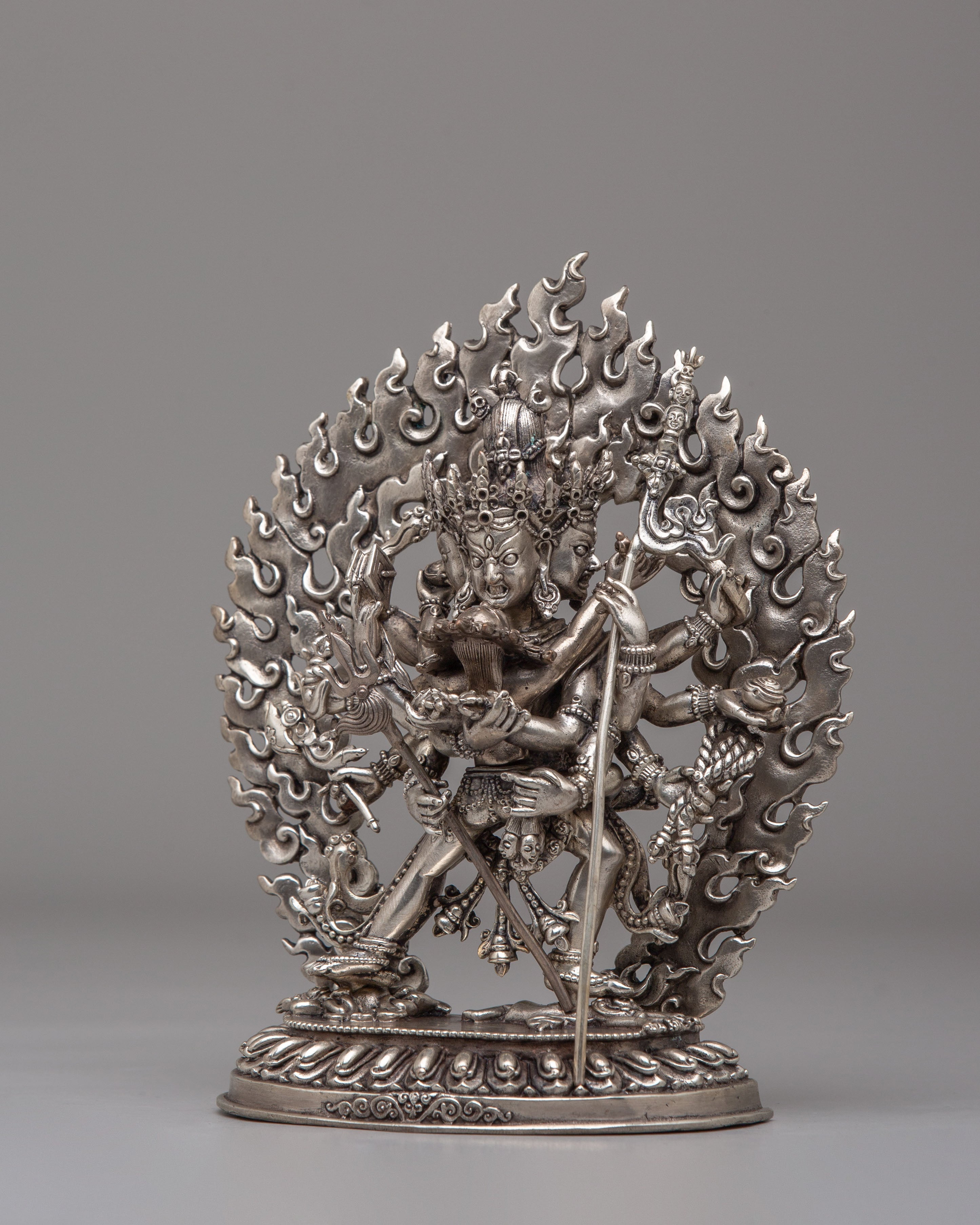 Vajrayana Chakrasamvara With Consort Statue | Tibetan Buddhist Art