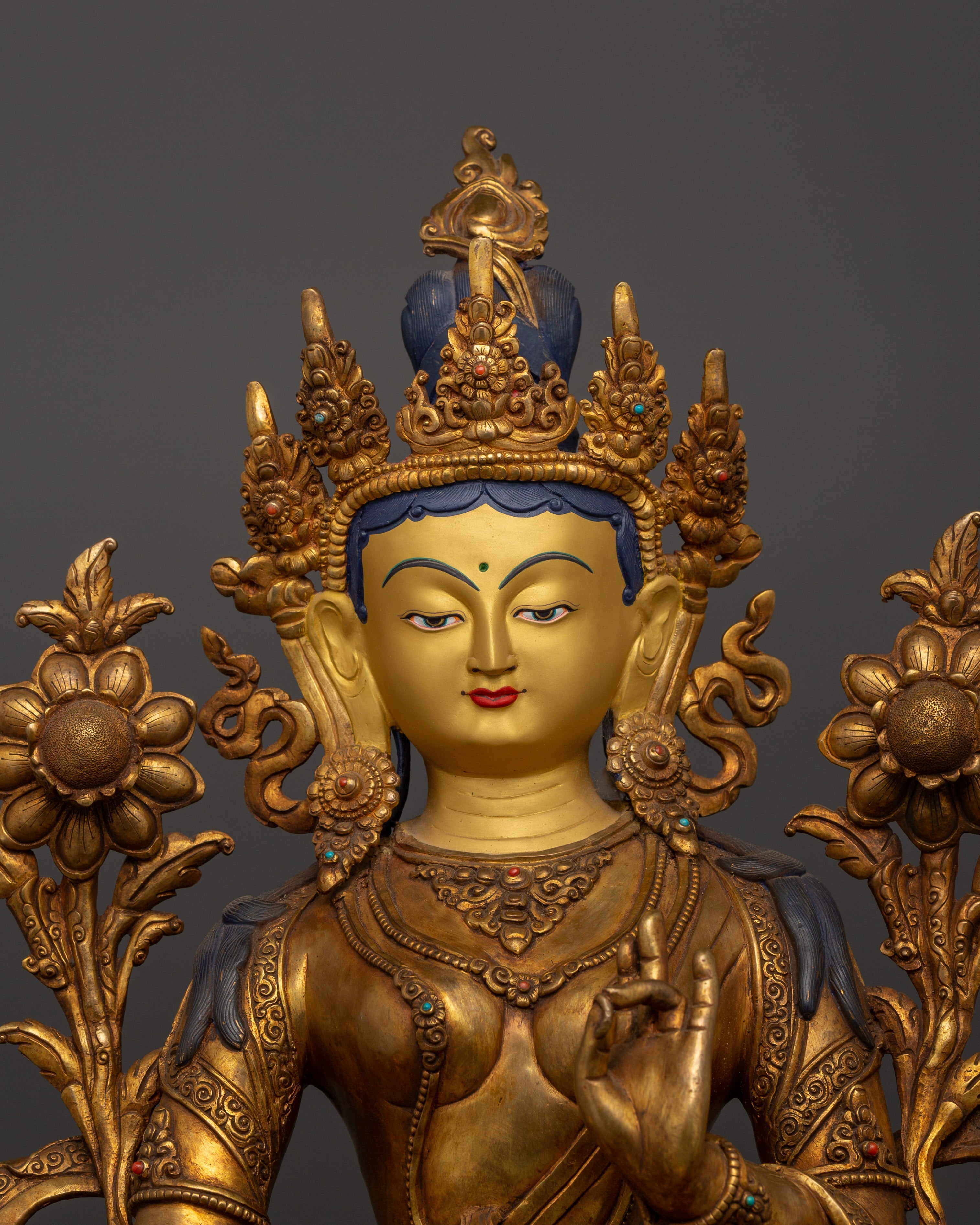 Green Tara Spiritual and Healing Statue | Handcrafted Figurine