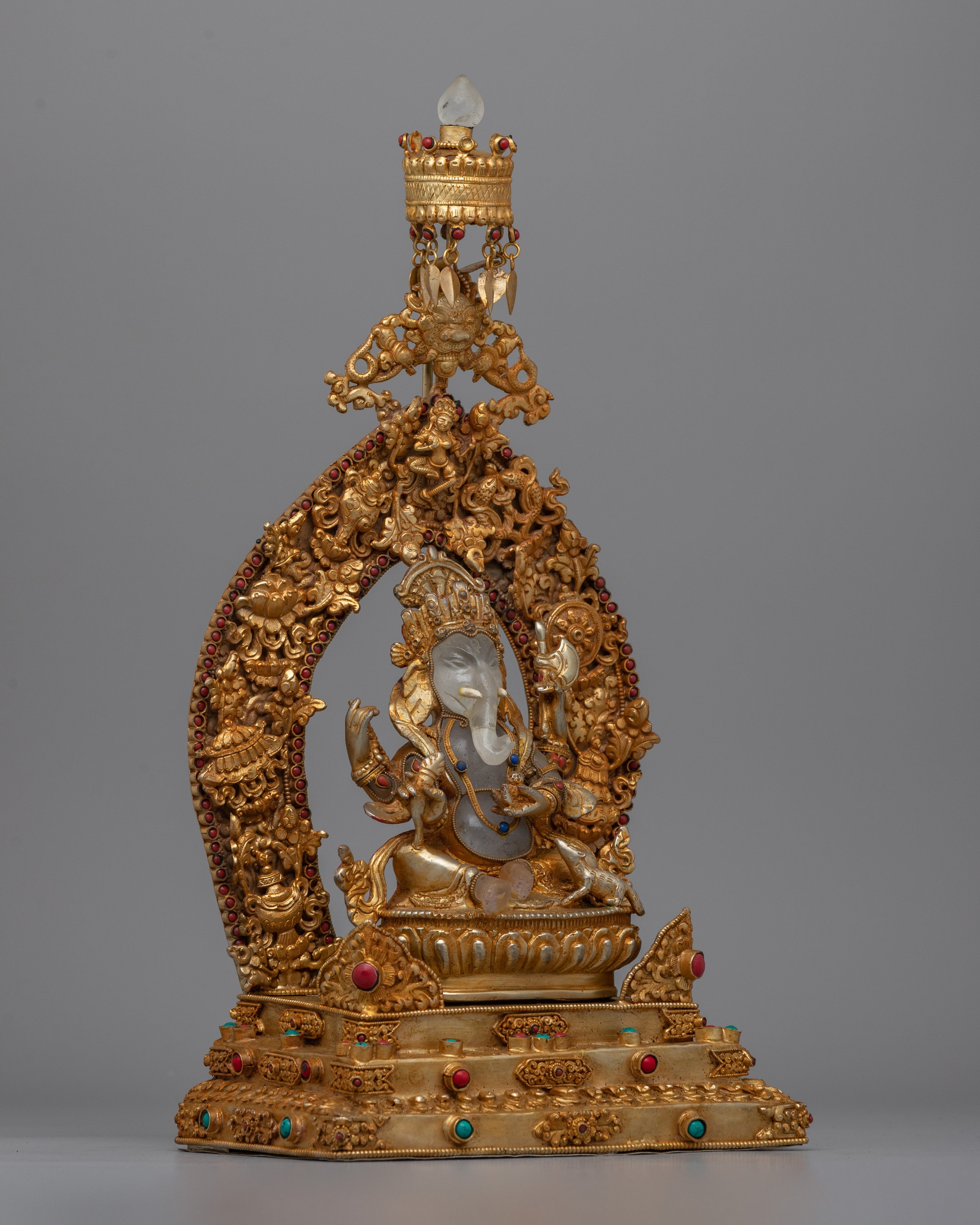 Elephant-Headed Ganesha Statue | God of Prosperity, Success, and New Beginnings