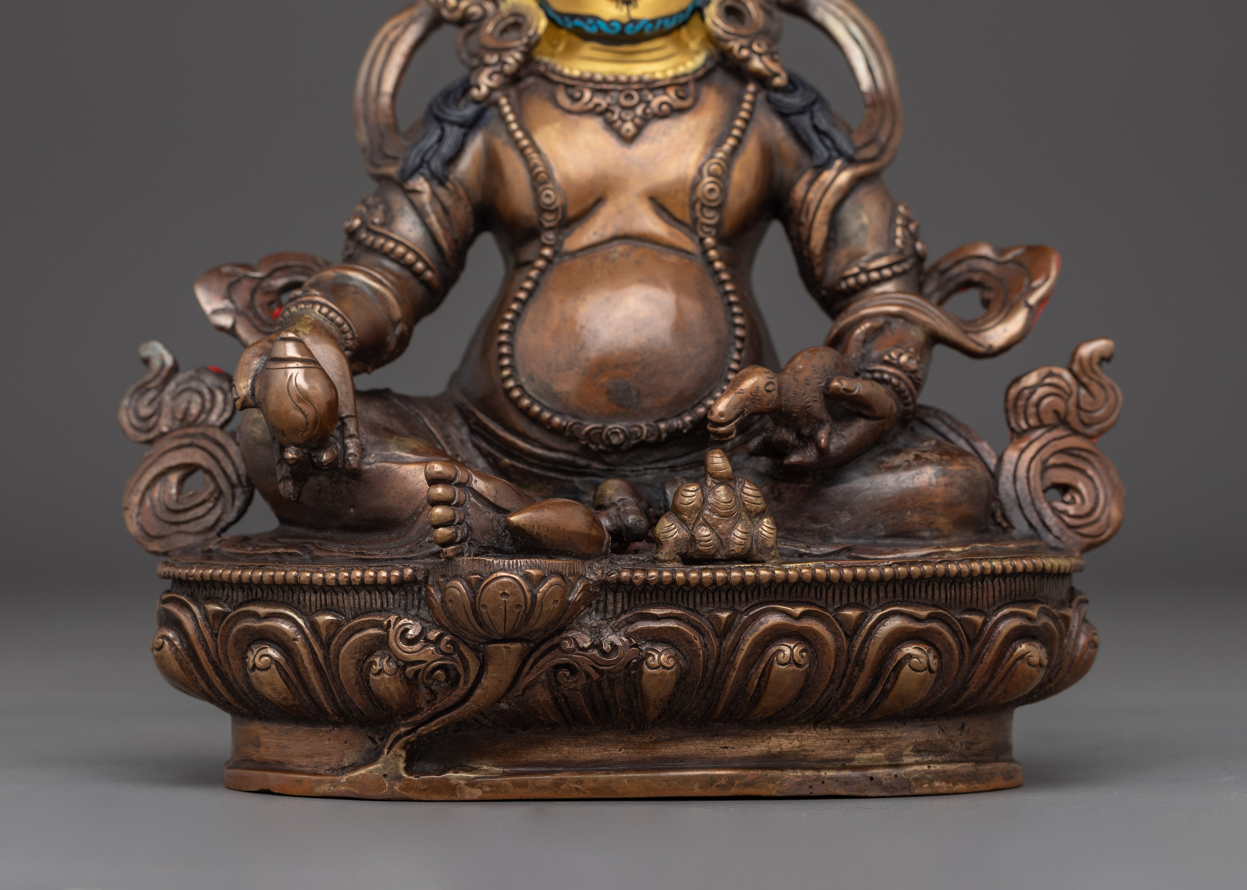 8.7 Inch Dzambhala Statue | Nepali Himalayan Art