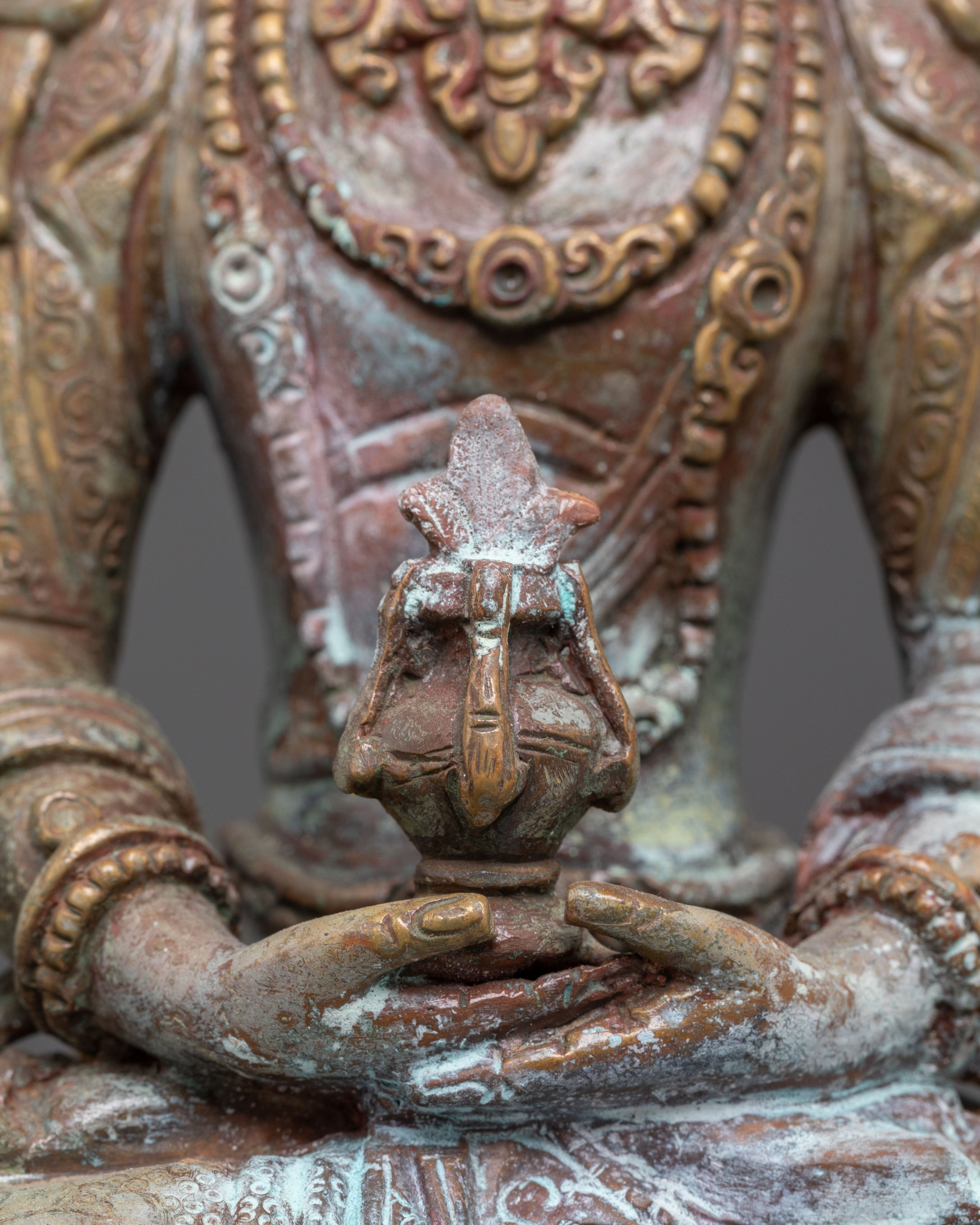 Sacred Amitayus Statue for Spiritual Healing | Spiritual Buddha for Meditation