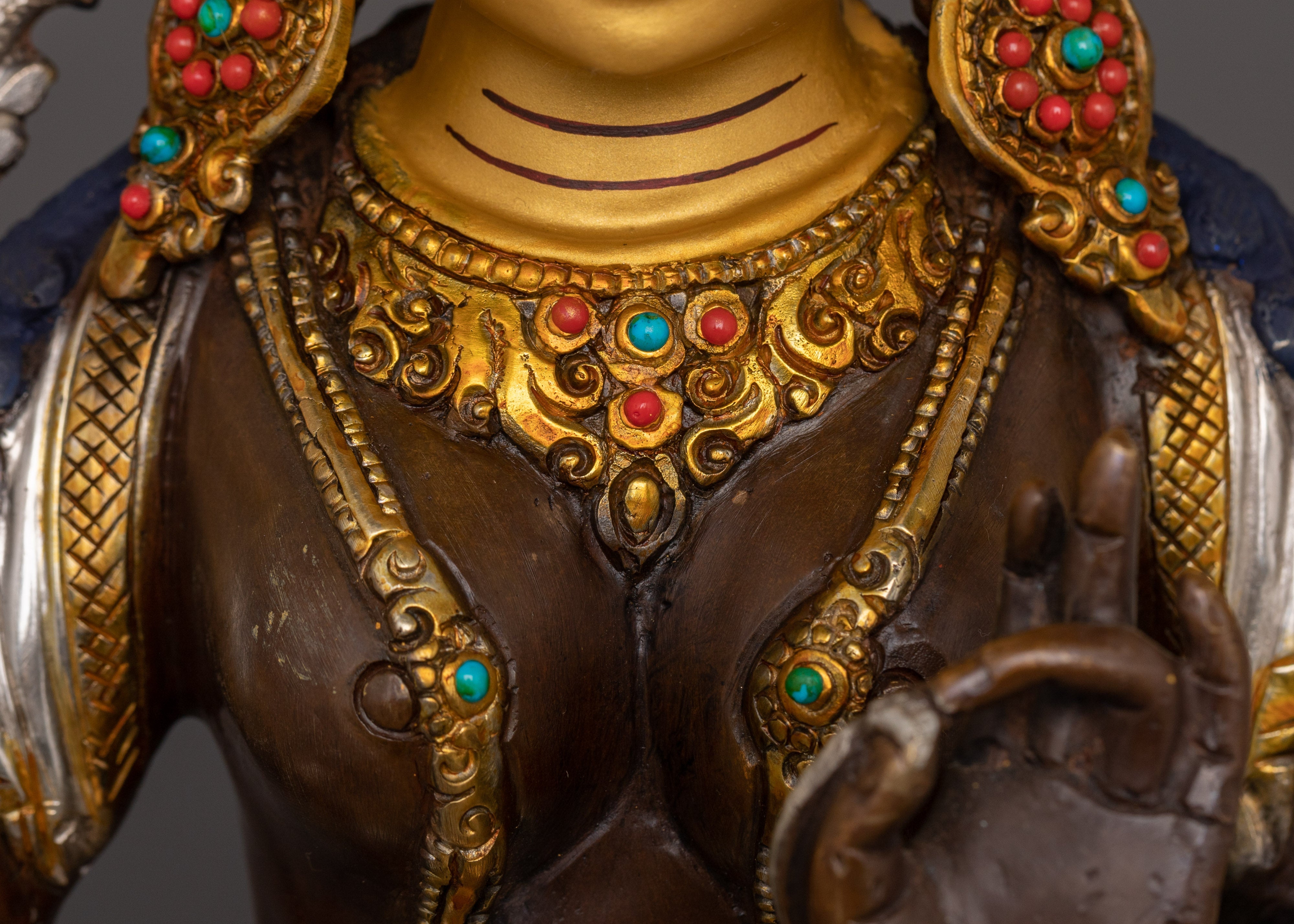 Oxidized Shyama Tara Statue | Green Tara - Swift Saviour