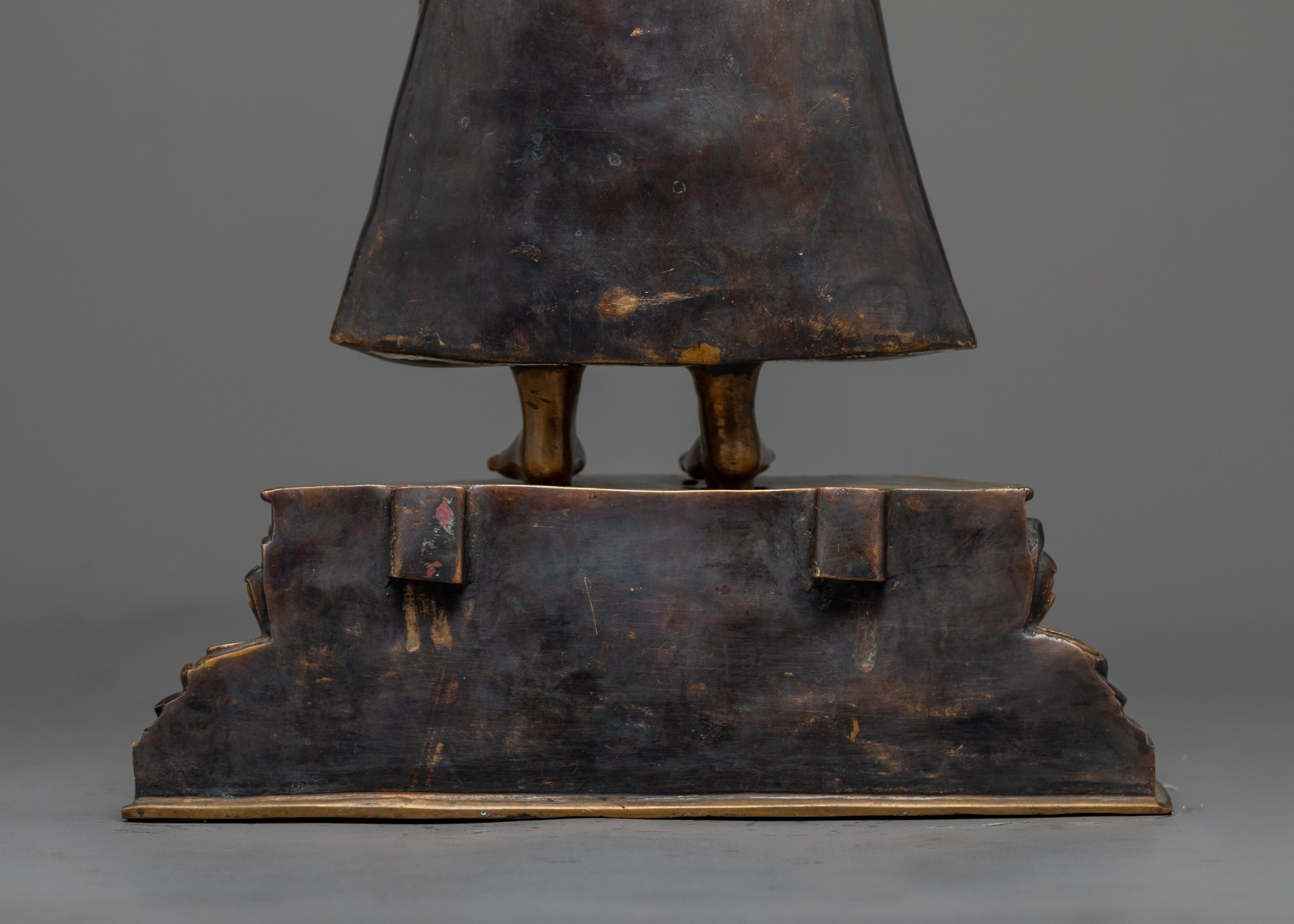 Dipankara Buddha Sculpture in Oxidized Elegance | The Herald of Light