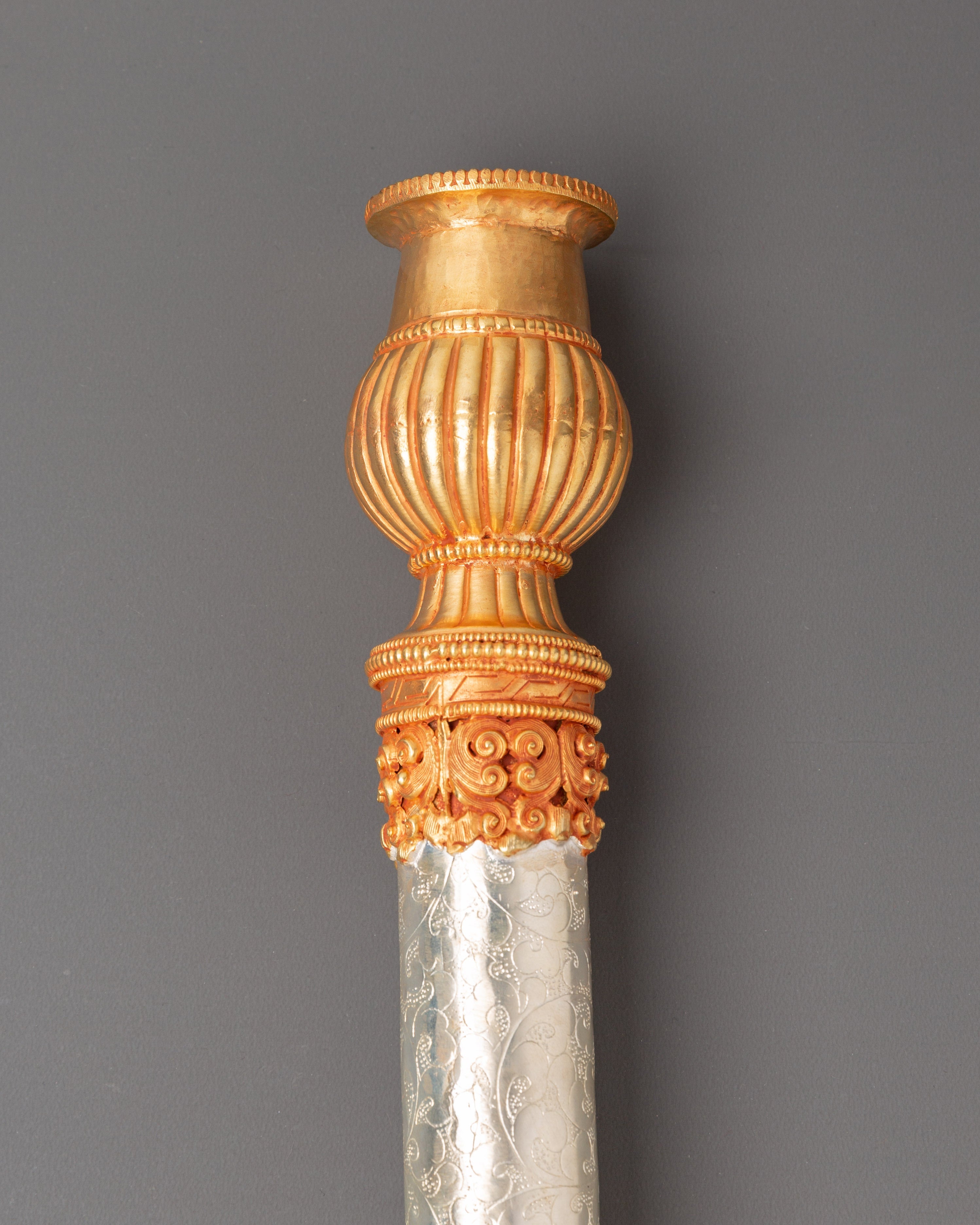 Gold Plated Incense Holder for Spiritual Practice | Perfect for Meditation and Offerings