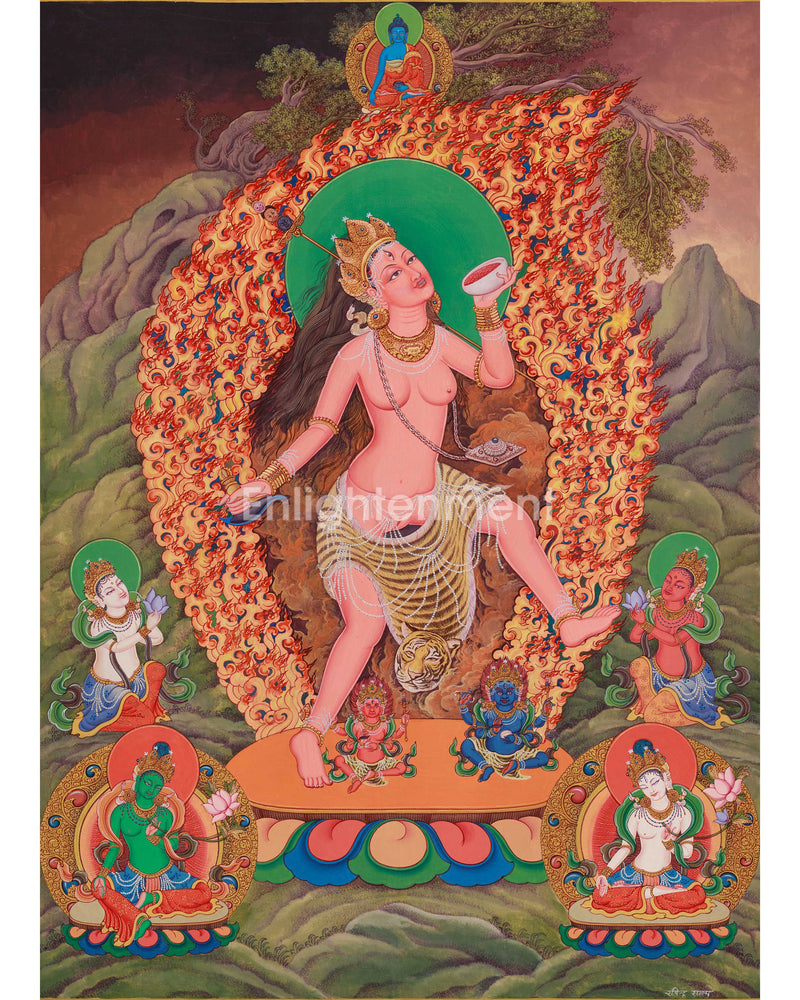 Vajrayogini Dakini Thangka