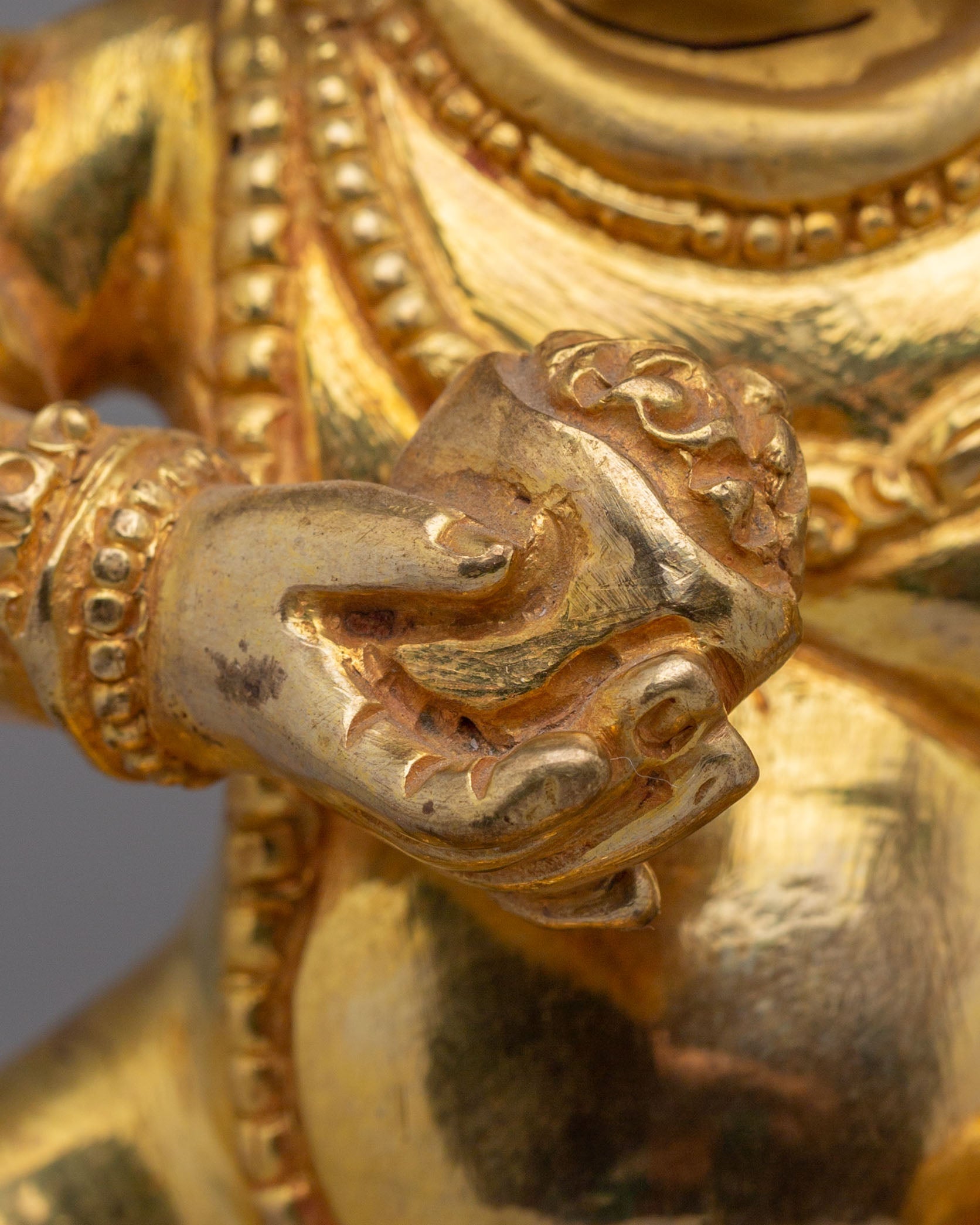 Wealth Protector Black Dzambhala Sculpture | Tibetan Buddhist Artwork for Prosperity