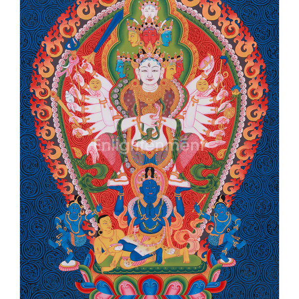 曼*華様 DeliciousTaylormade限定GodDixxVintage 5261-AB-Siddhi-Lakshmi-T-