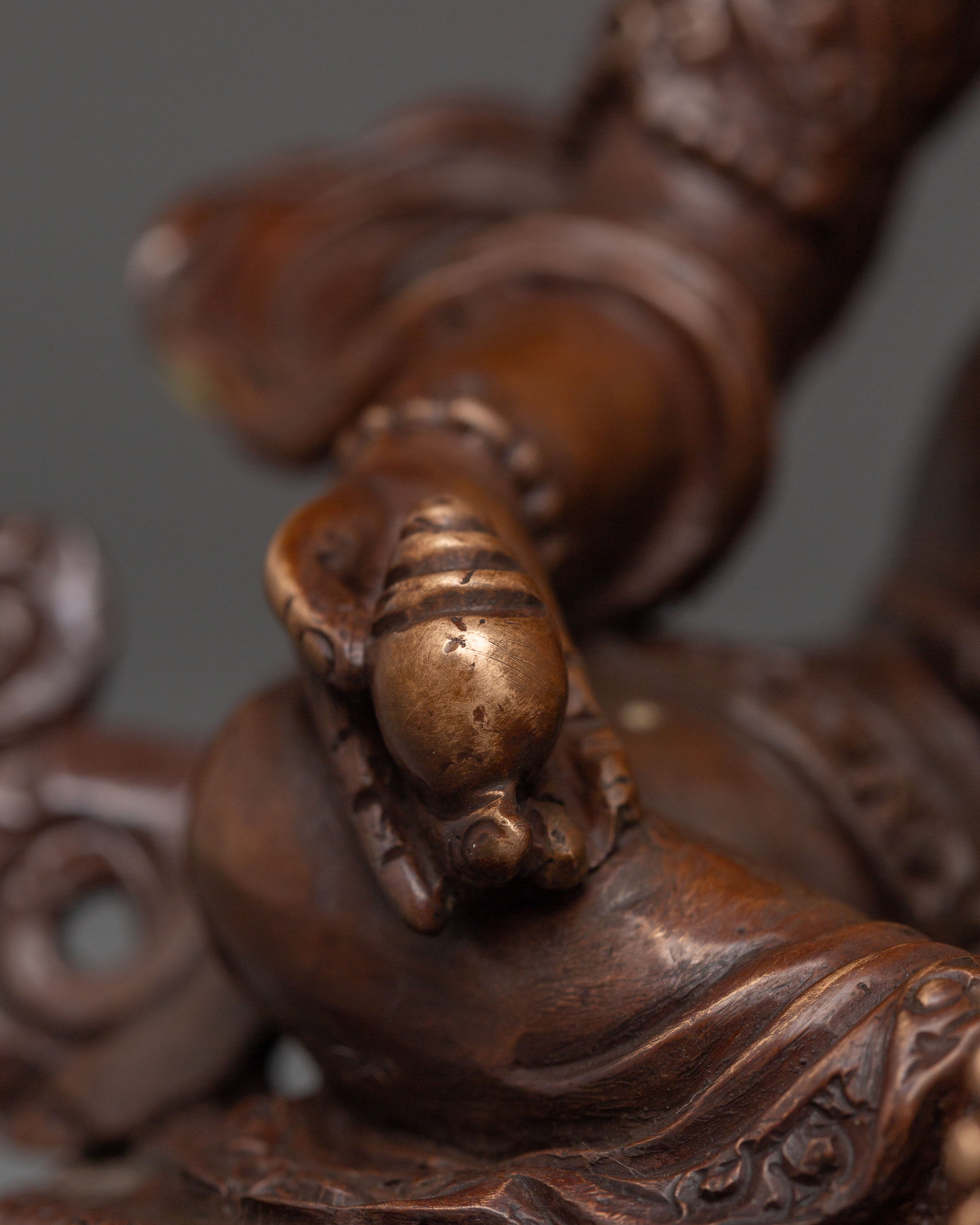 Himalayan Statue of Wealth Lord Dzambhala | Abundance and Prosperity