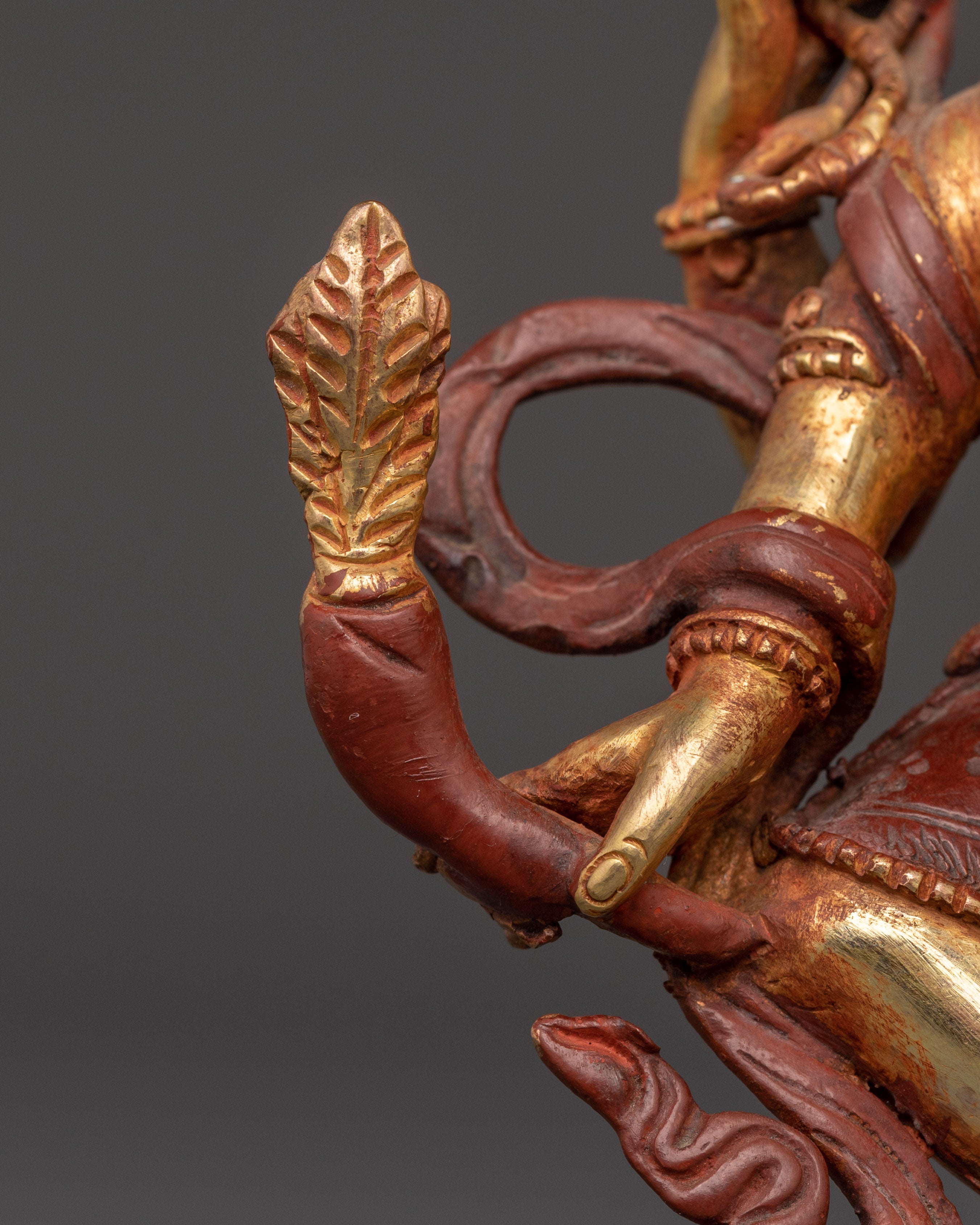 Handcrafted Lord Ganesha Figurine | Copper and Gold Plated Ganesh Statue