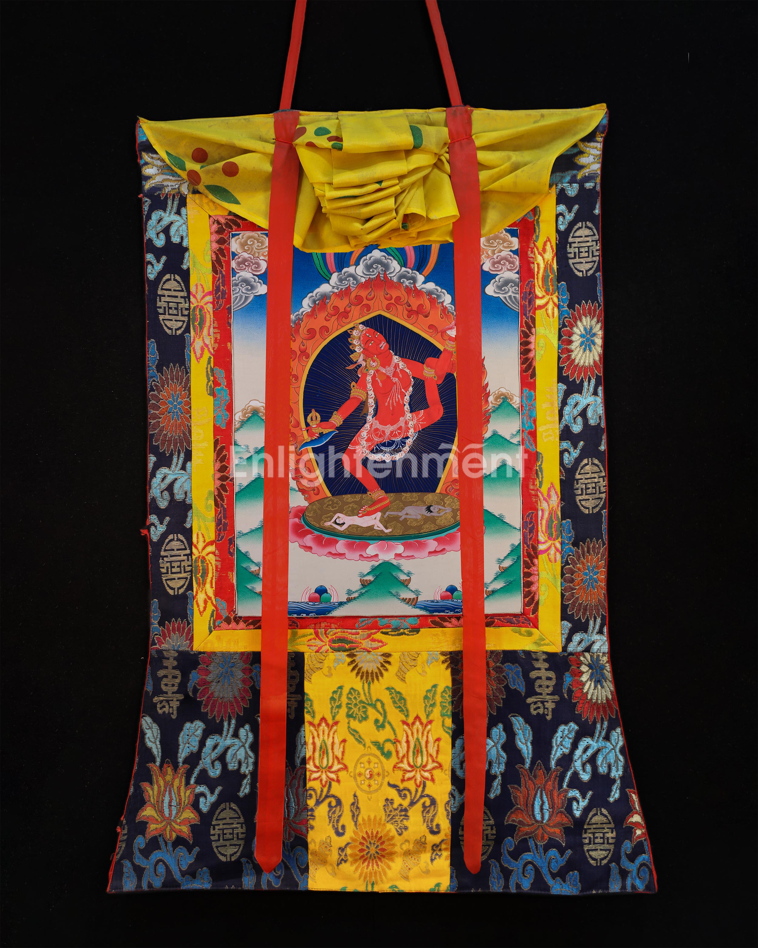 Vajrayogini Red Dakini Thangka | Fierce Wisdom and Empowerment
