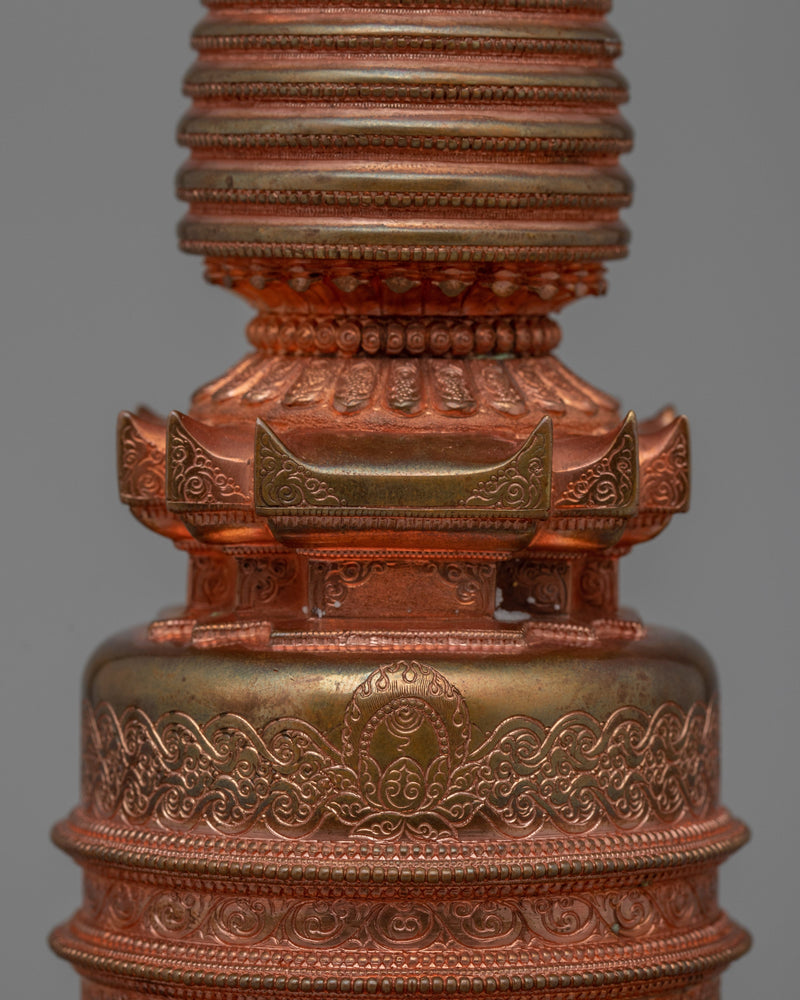 Decorative Stupa Tibetan | Sacred Symbol for Meditation and Harmony