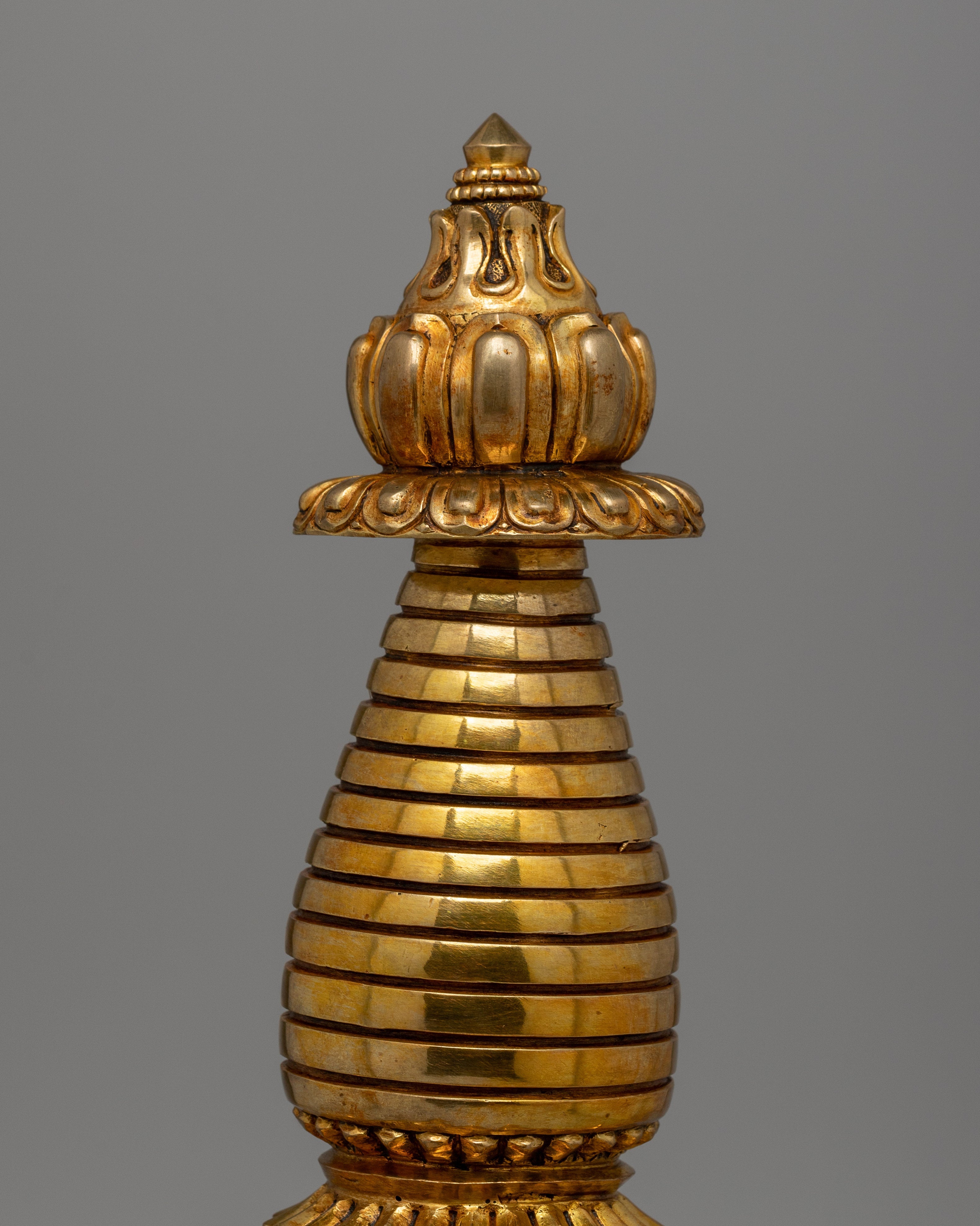 Traditional Tibetan Kadampa Chhyorten Stupa | Sacred Handcrafted Buddhist Monument