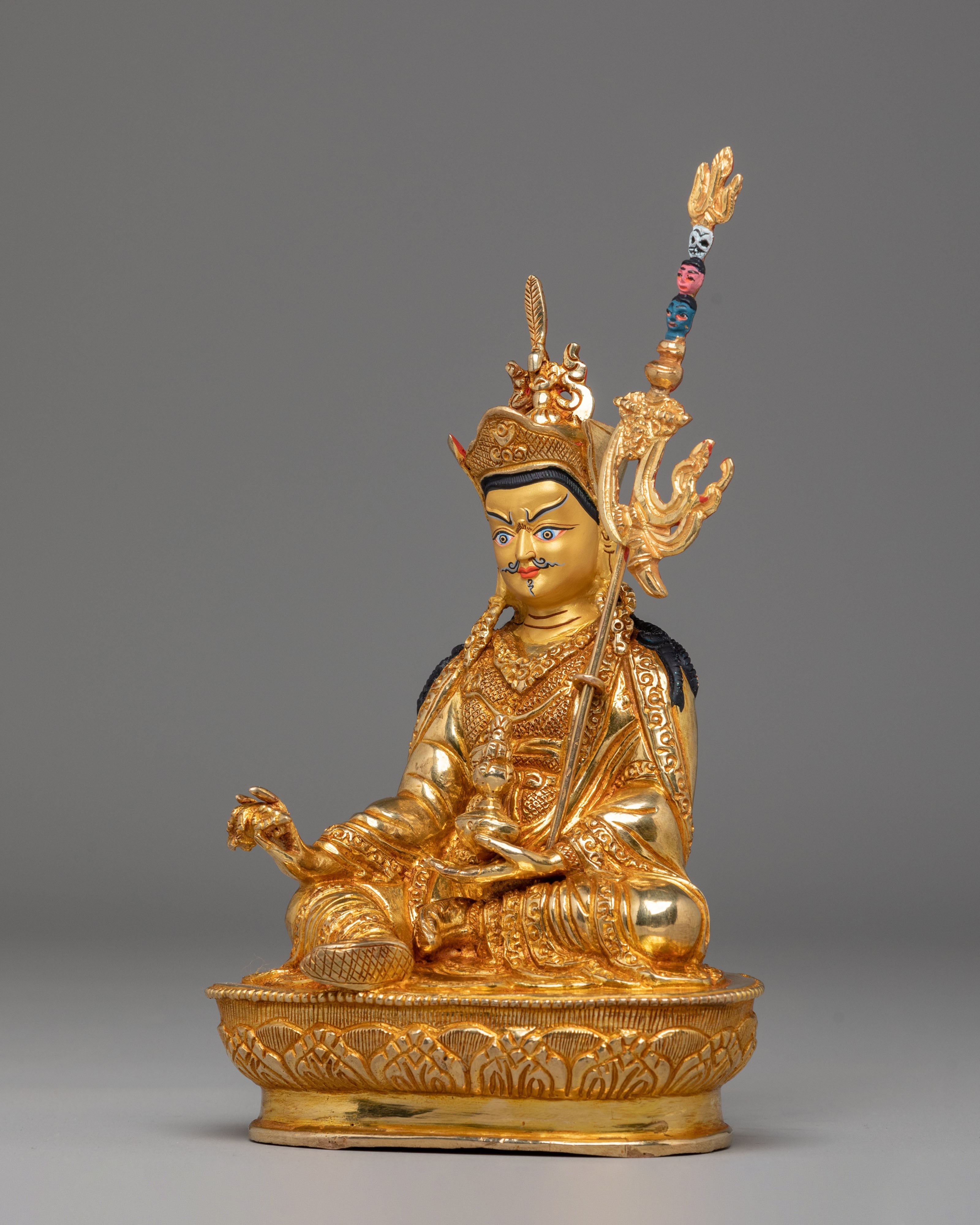 Vajrayana Master Guru Padmasambhava Statue | Sacred Guru Rinpoche Art