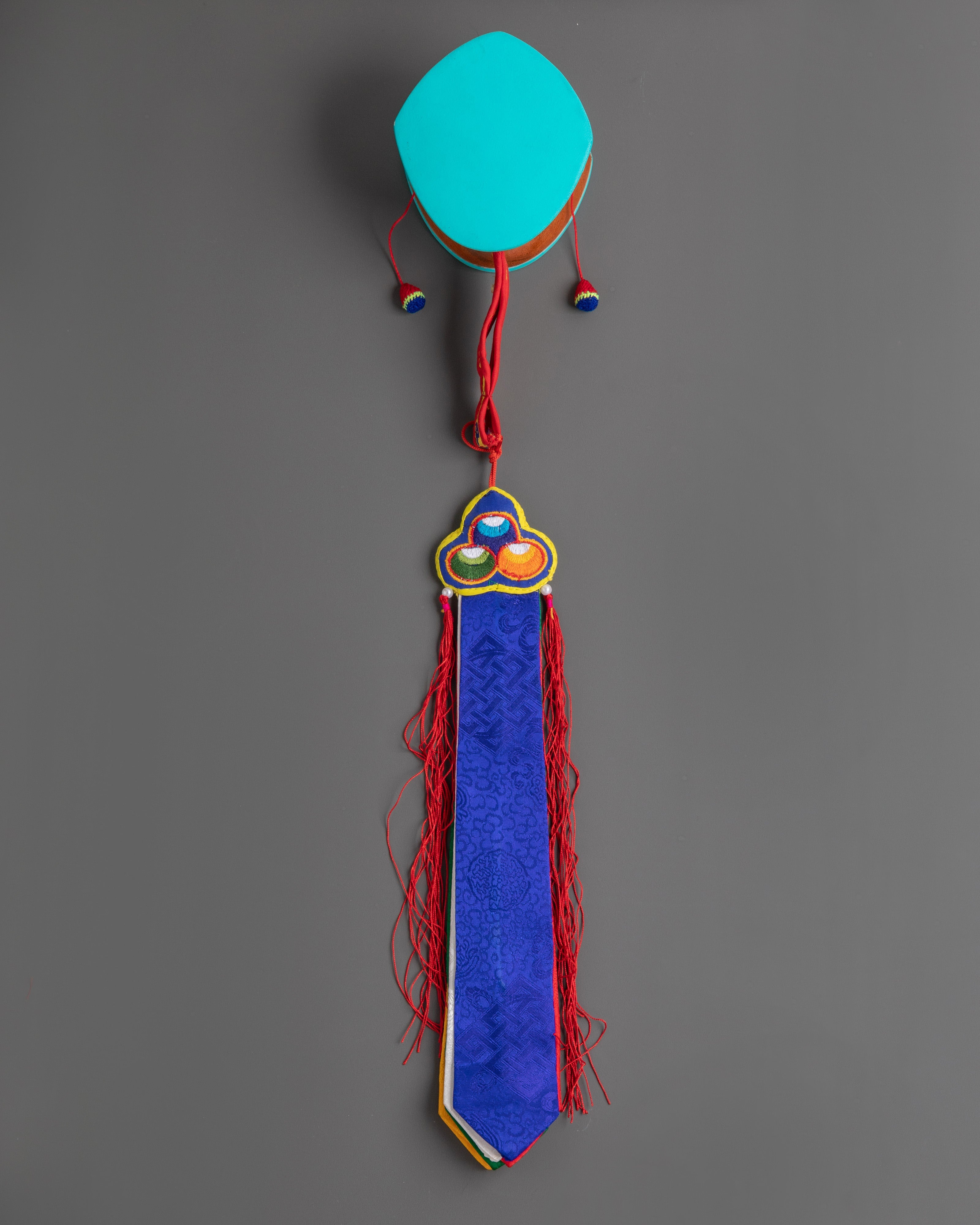 Handcrafted Spiritual Damaru | Tibetan Chöd Ritual Instrument