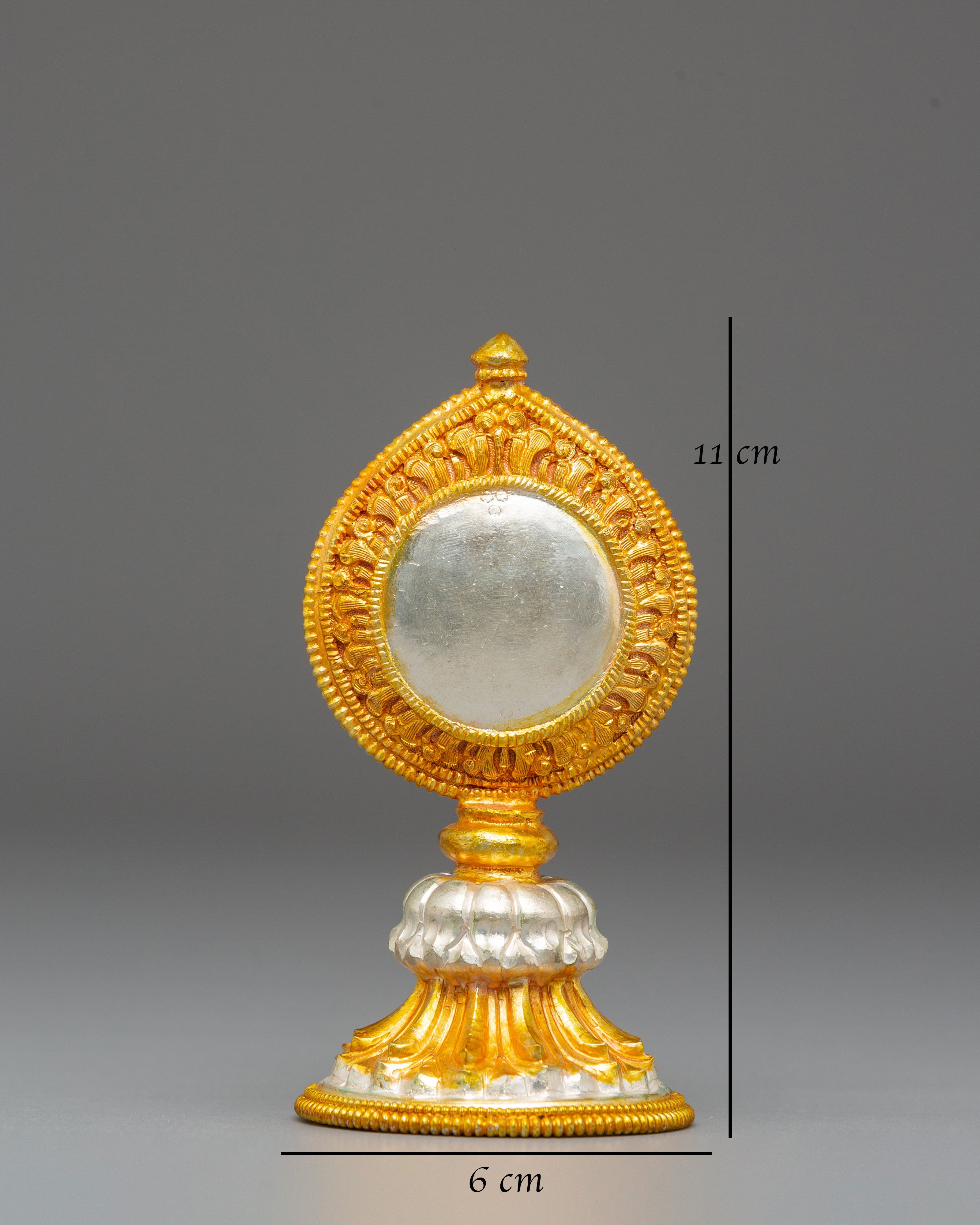 Sacred Golden Mirror | Spiritual Tibetan Mirror