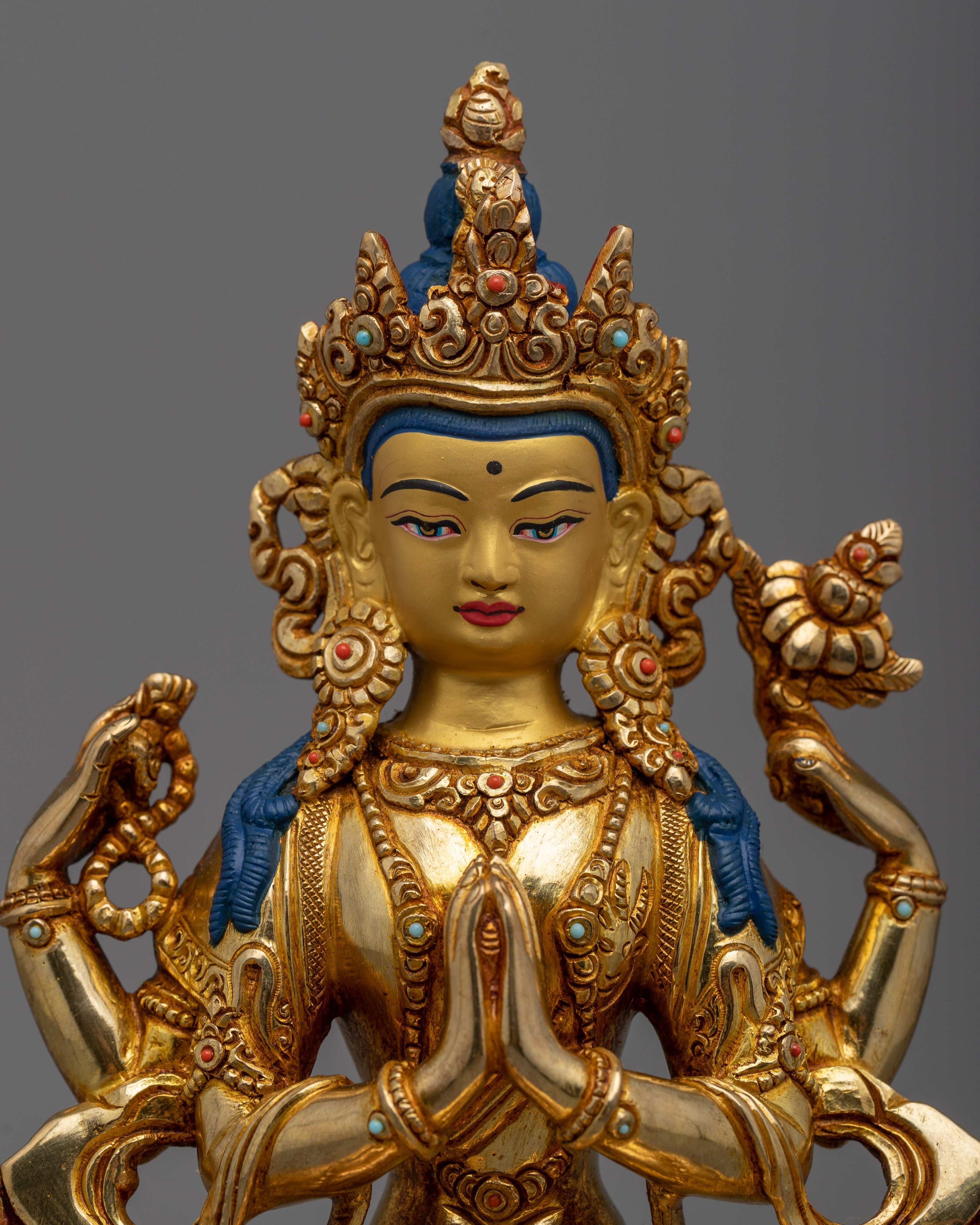 Exquisite Chenrezig Asian Art Craft for Enriching Spaces | Serene Aura to Your Surroundings with Our Statue