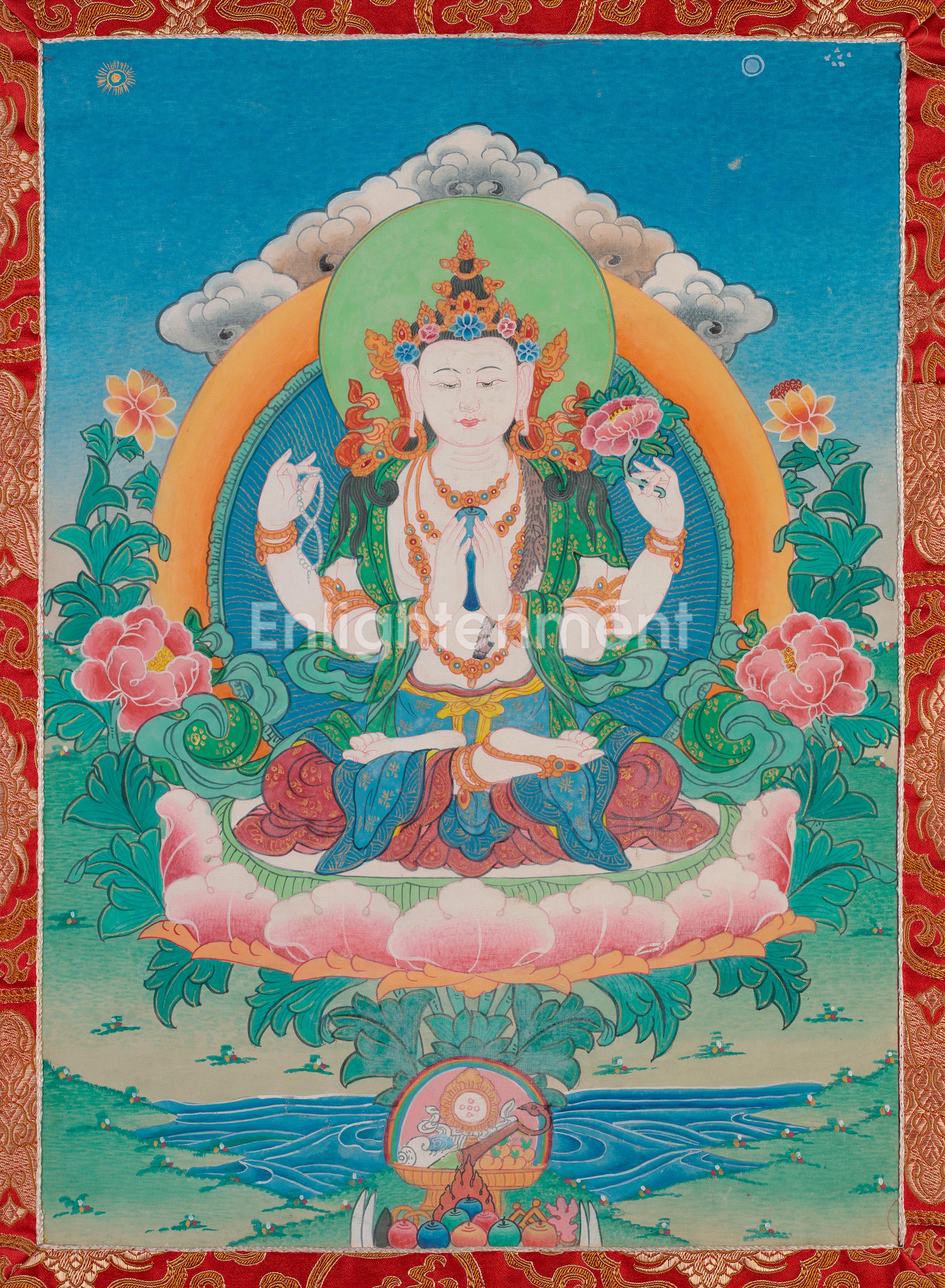 Chenrezig Bodhisattva of Great Compassion | 4 Armed Avalokiteshvara