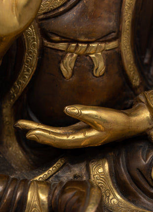 Tibetan Manjushri Statue | Exquisite Copper Sculpture Reflecting Himalayan Artistry
