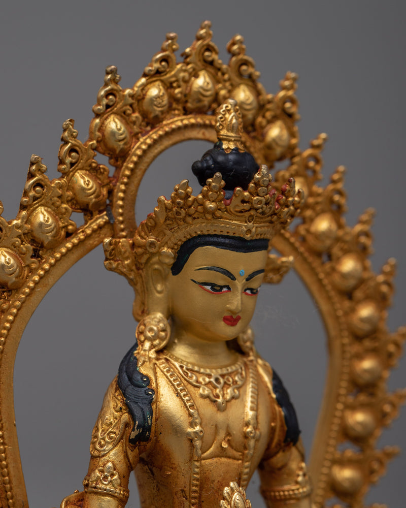 Tiny Buddha Amitayus Statue | Miniature Symbol of Eternal Life and Blessings