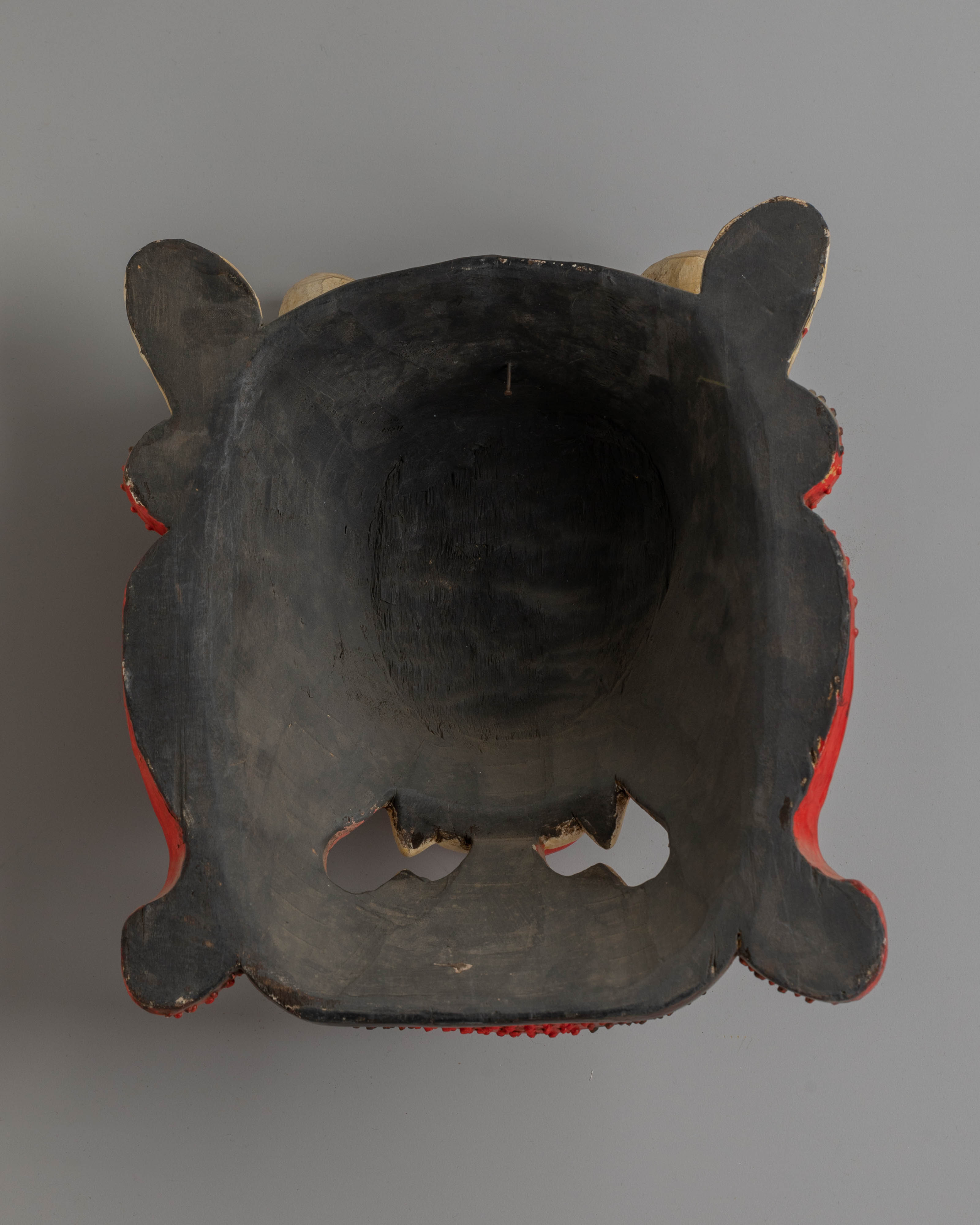 Traditional Mahakala Wooden Wall Hanging | Tibetan Protector Decor