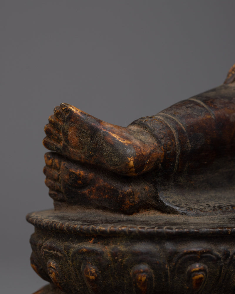 Buddha Statue Sleeping | Serene Representation of Buddha in Restful Meditation