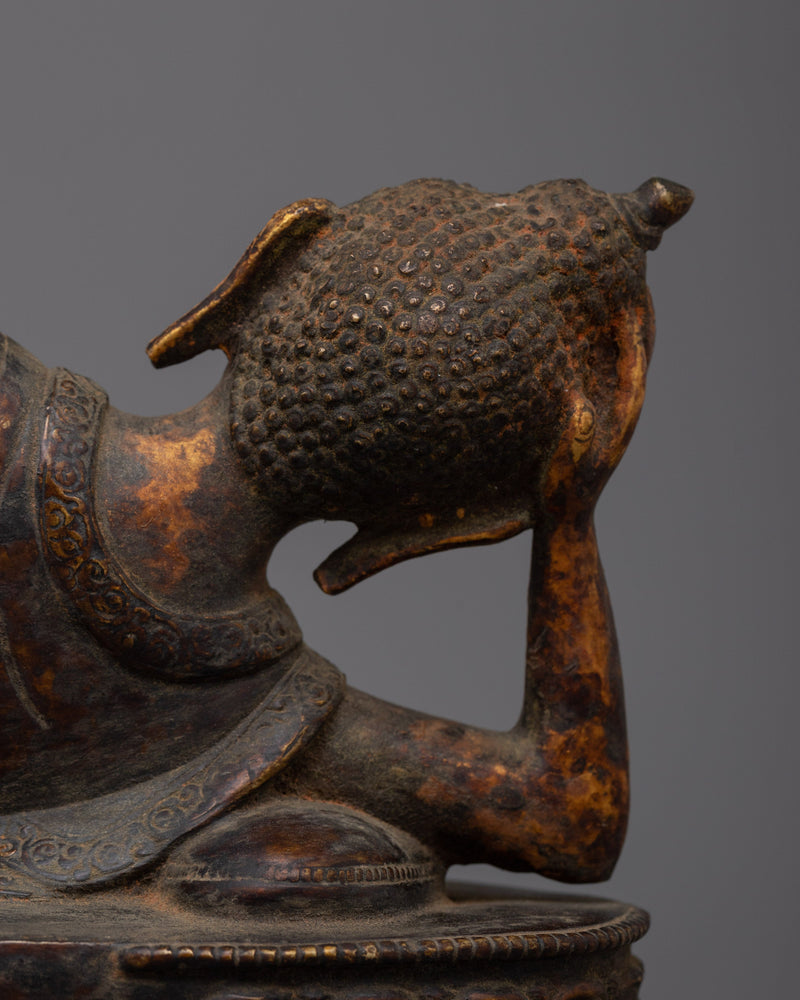 Buddha Statue Sleeping | Serene Representation of Buddha in Restful Meditation