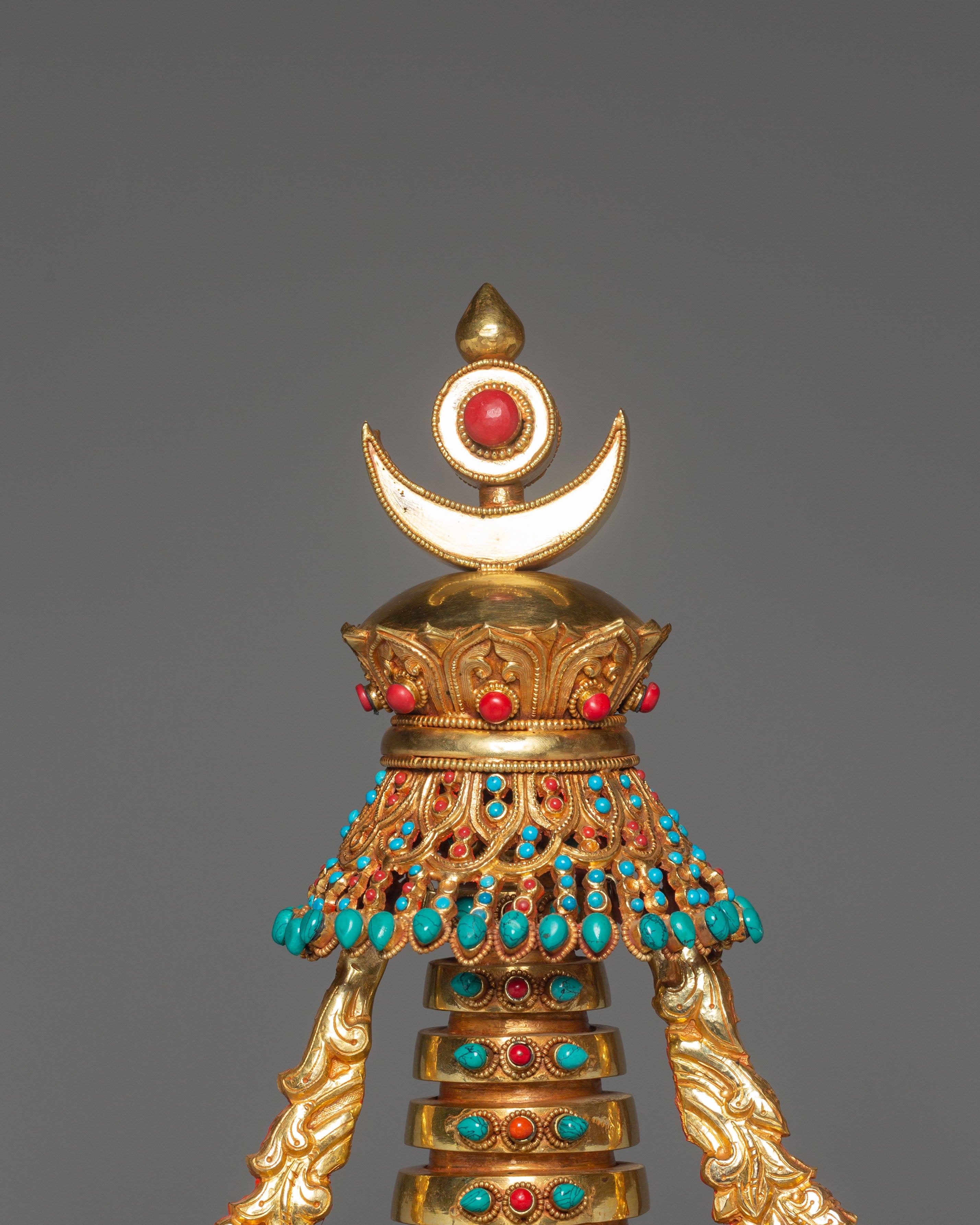 Golden Stupa for Atlar | Symbol of Wisdom