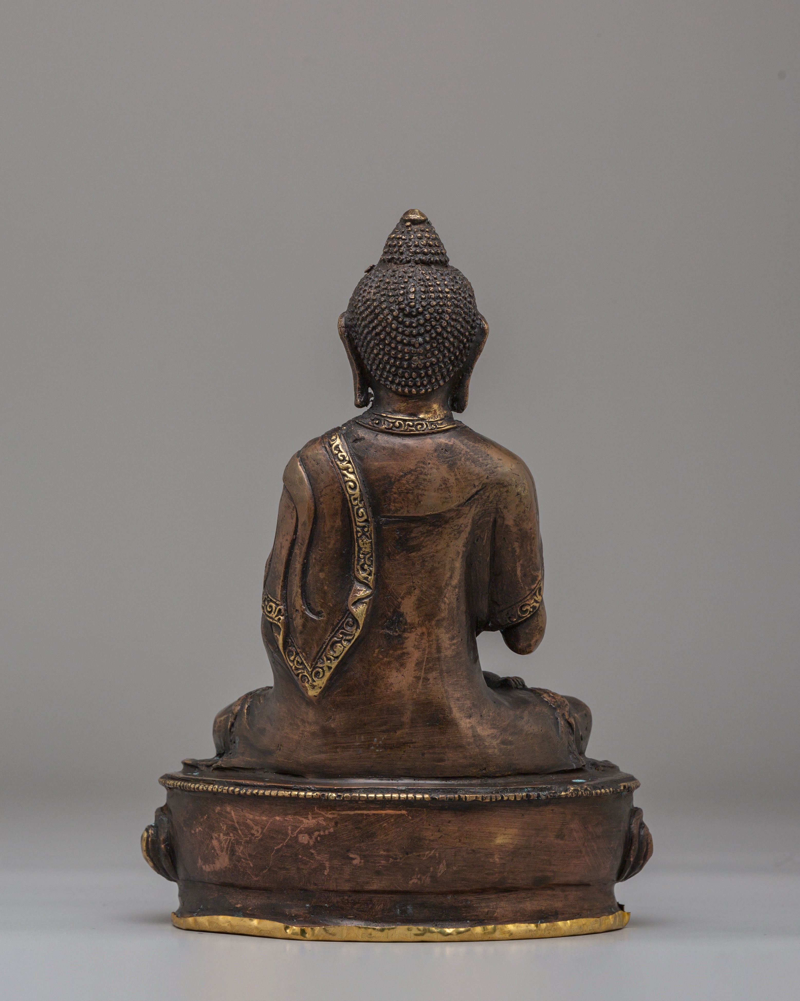 Amogasiddhi Meditation Deity Statue | Himalayan Buddhist Art