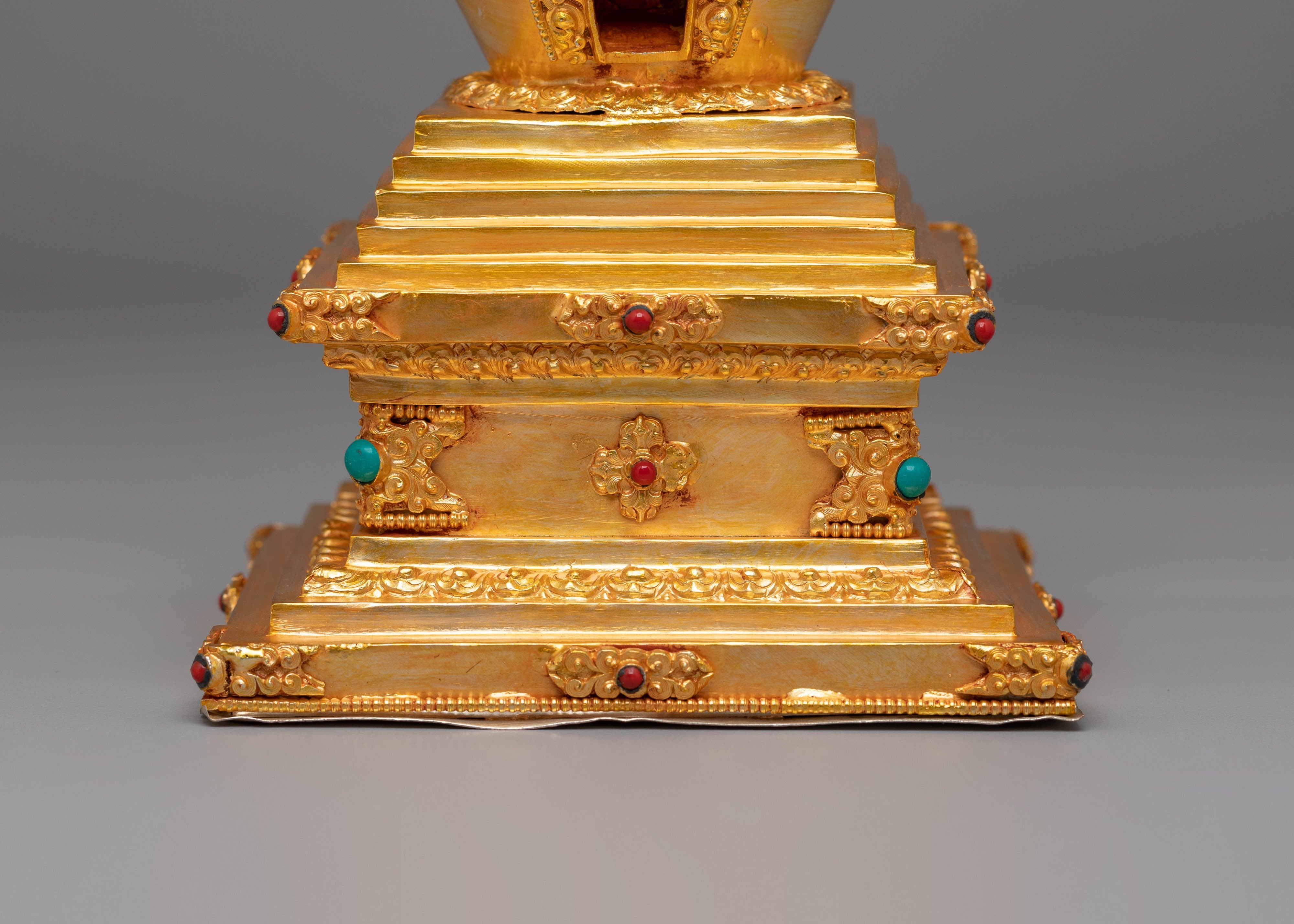 Tibetan Handcrafted Stupa | Symbol of Enlightenment