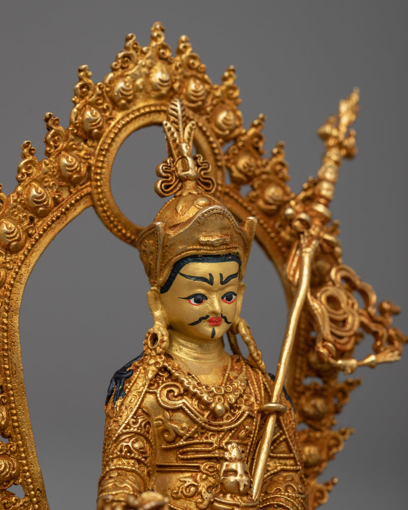 Machine-Made Guru Rinpoche Statue | Precision Craftsmanship for Spiritual Reverenc