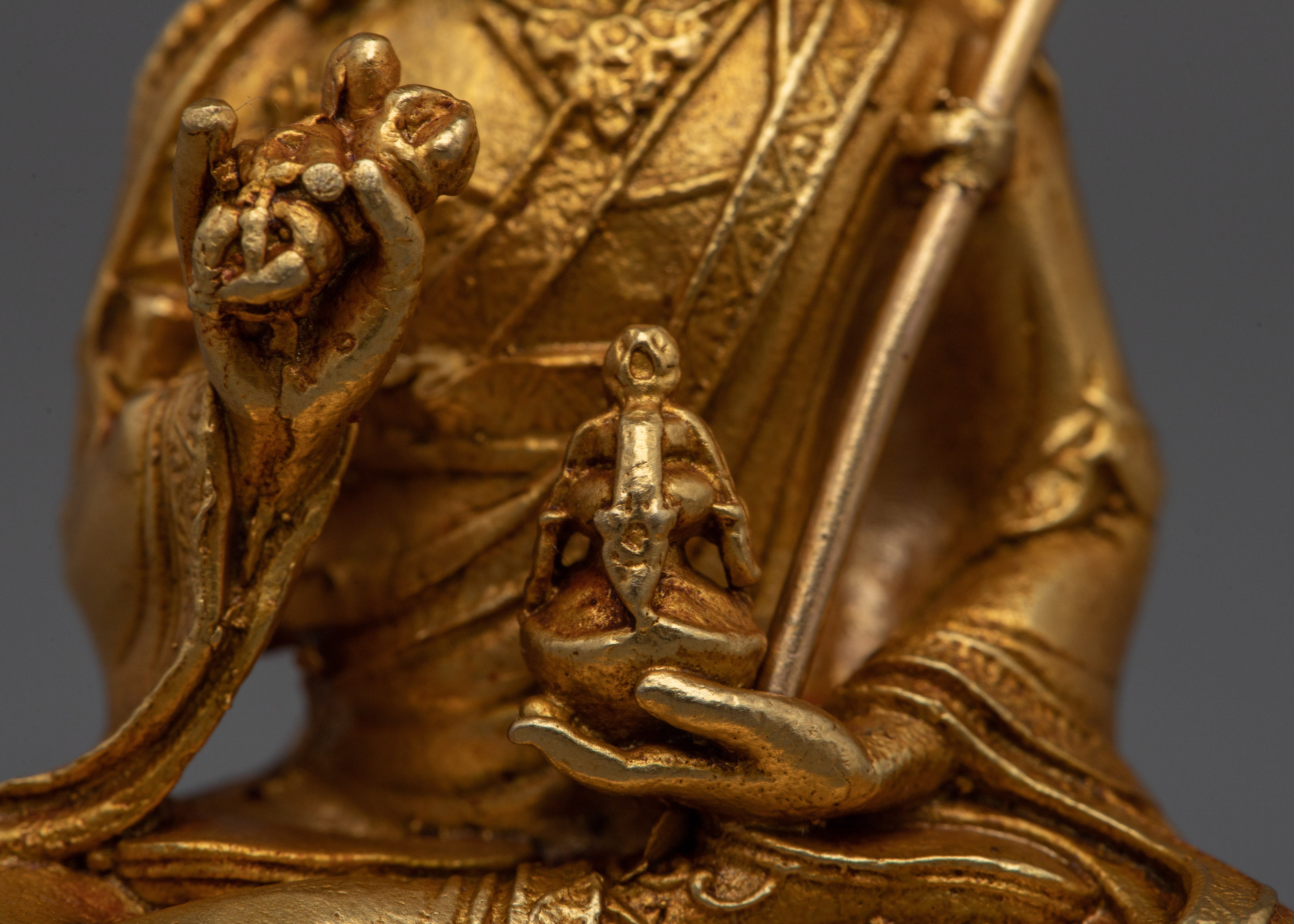 Machine Made Statue Of Guru Rinpoche | Graceful Representation of Divine Wisdom