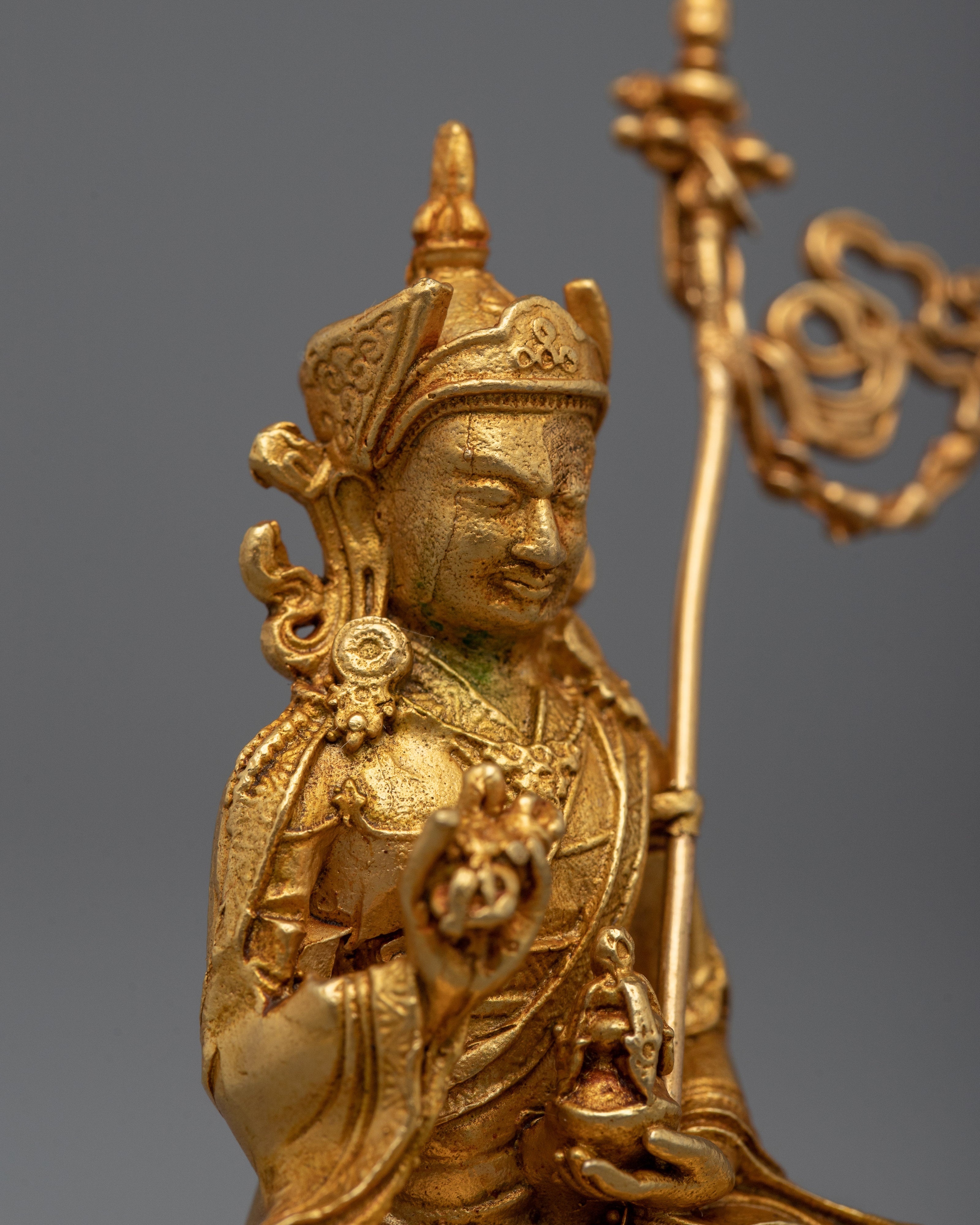 Machine Made Statue Of Guru Rinpoche | Graceful Representation of Divine Wisdom