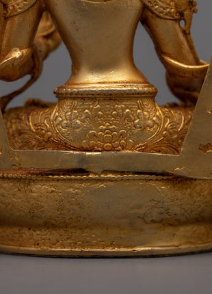 Goddess Machine Made White Tara Statue | Serene Symbol of Compassion and Healing