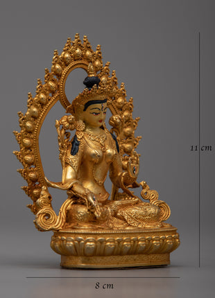 Goddess Machine Made White Tara Statue | Serene Symbol of Compassion and Healing