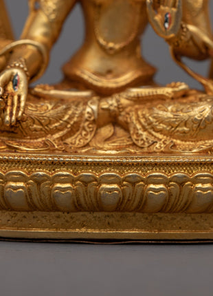 Goddess Machine Made White Tara Statue | Serene Symbol of Compassion and Healing