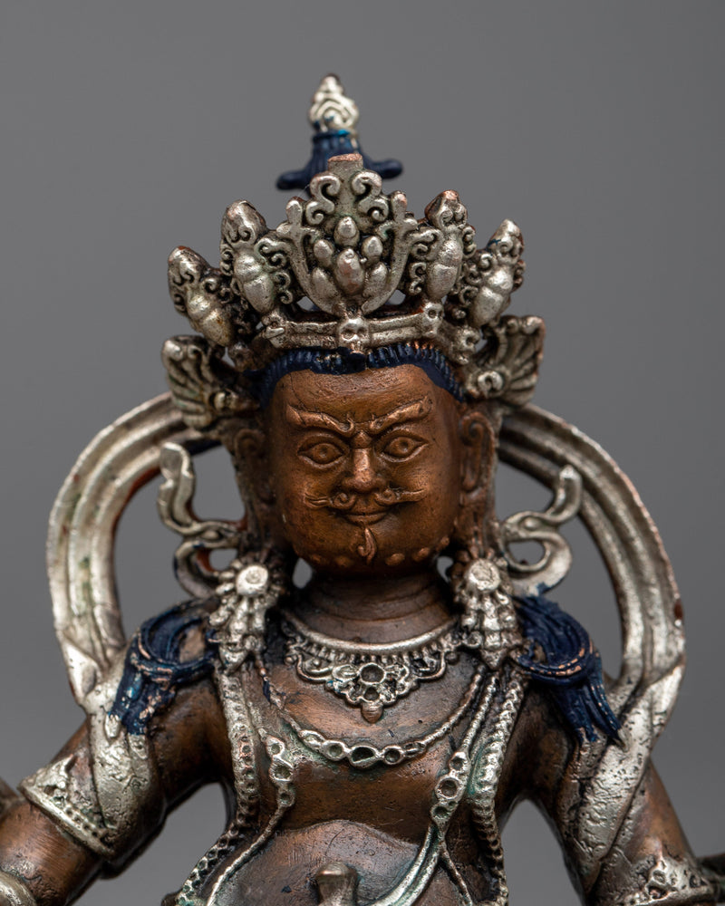 Oxidized Dzambhala Machine Made Statue | Symbol of Wealth and Spiritual Abundance