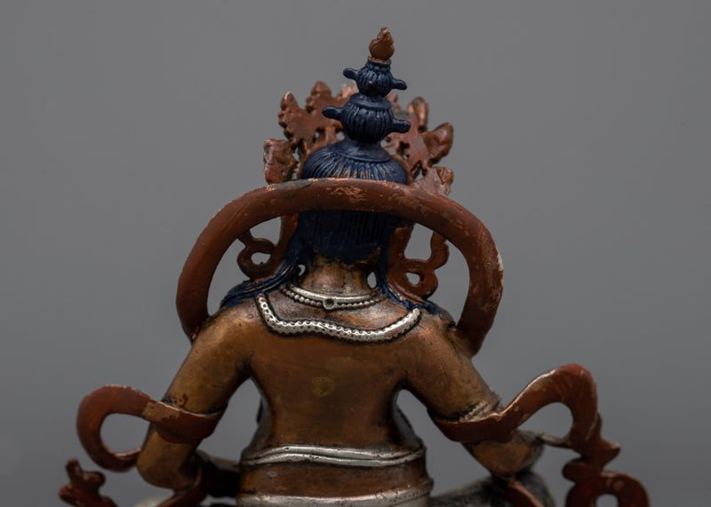 Oxidized Dzambhala Machine Made Statue | Symbol of Wealth and Spiritual Abundance