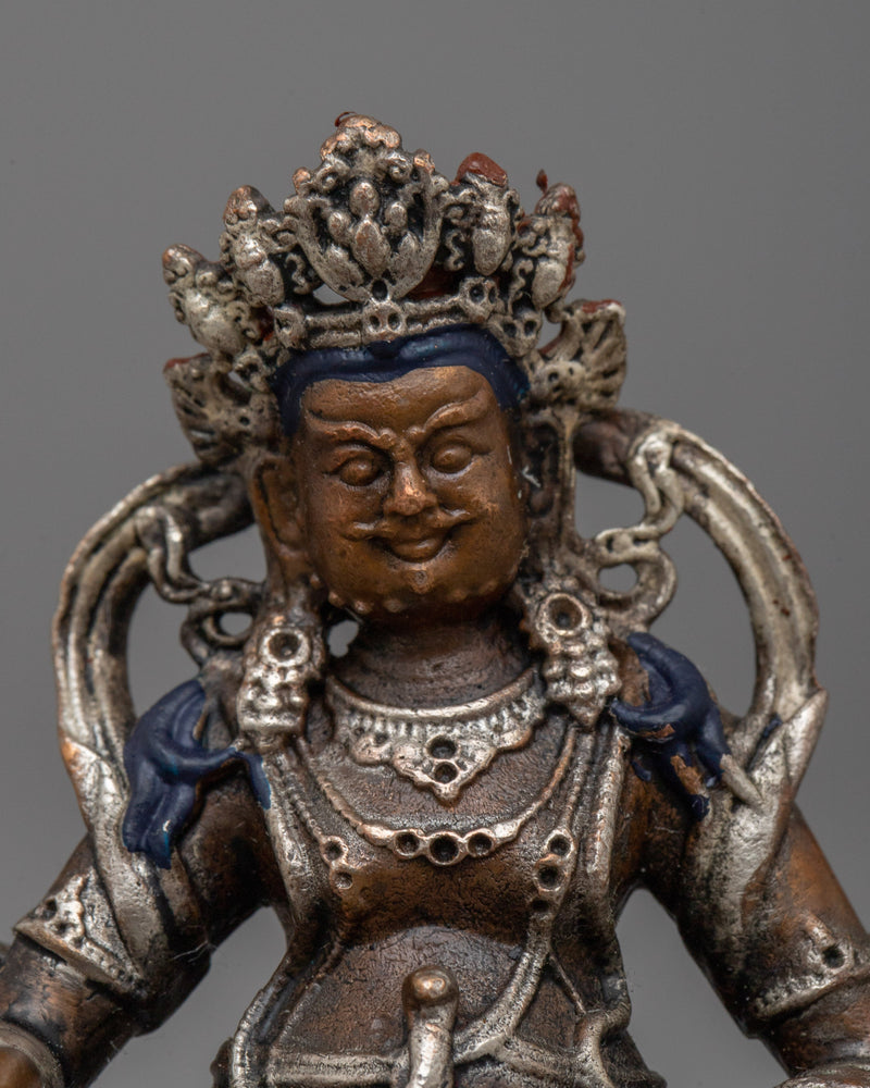 Small Machine Made Dzambhala Statue | Spiritual Blessings, Perfect for Home Shrines