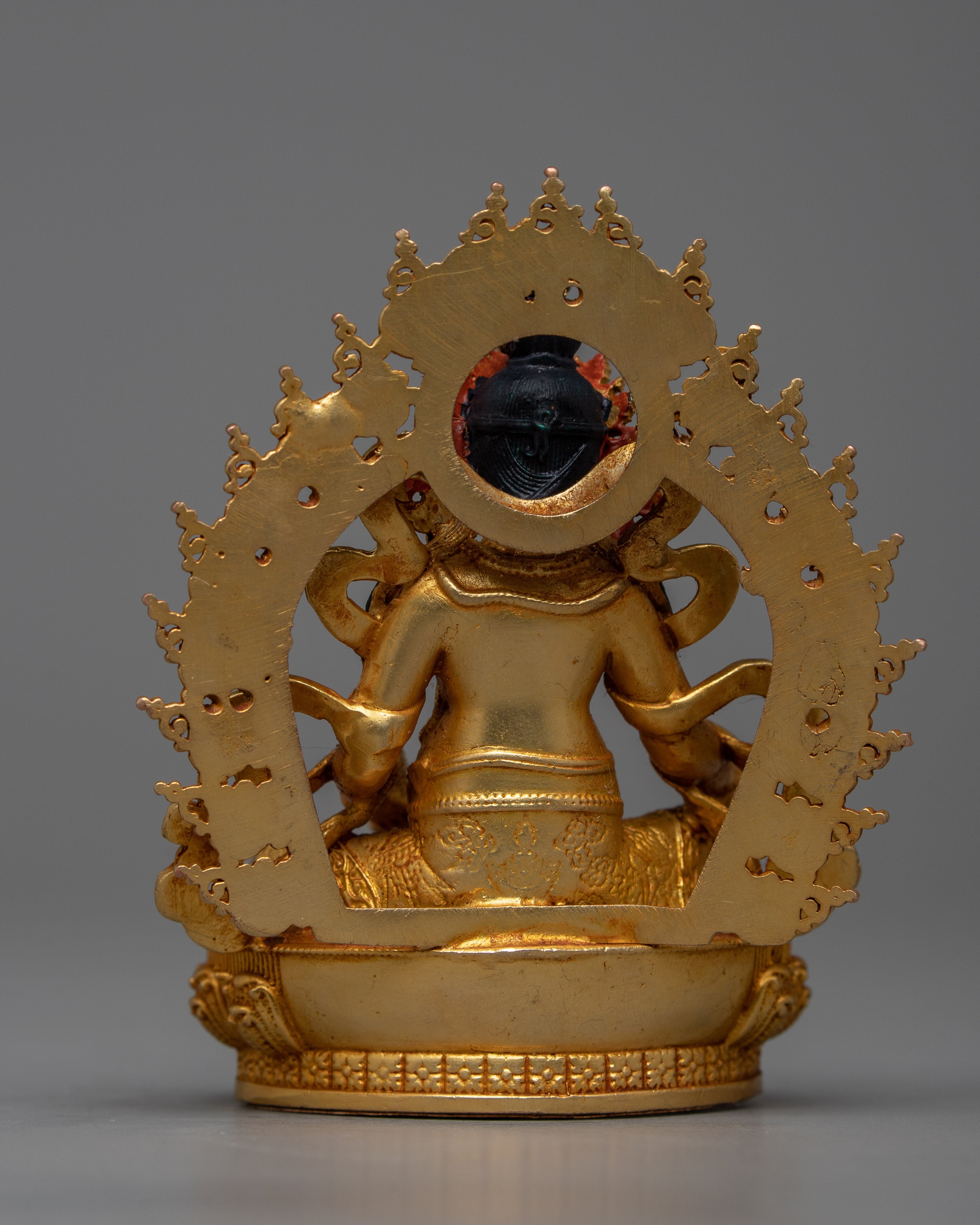 Copper Dzambhala Deity Statue | Embodying the Spirit of Wealth and Abundance